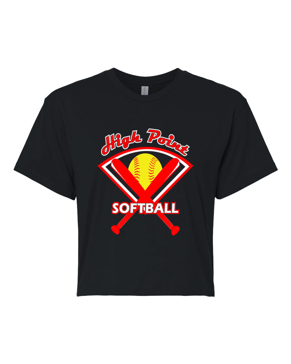 High Point Softball design 4 Crop Top