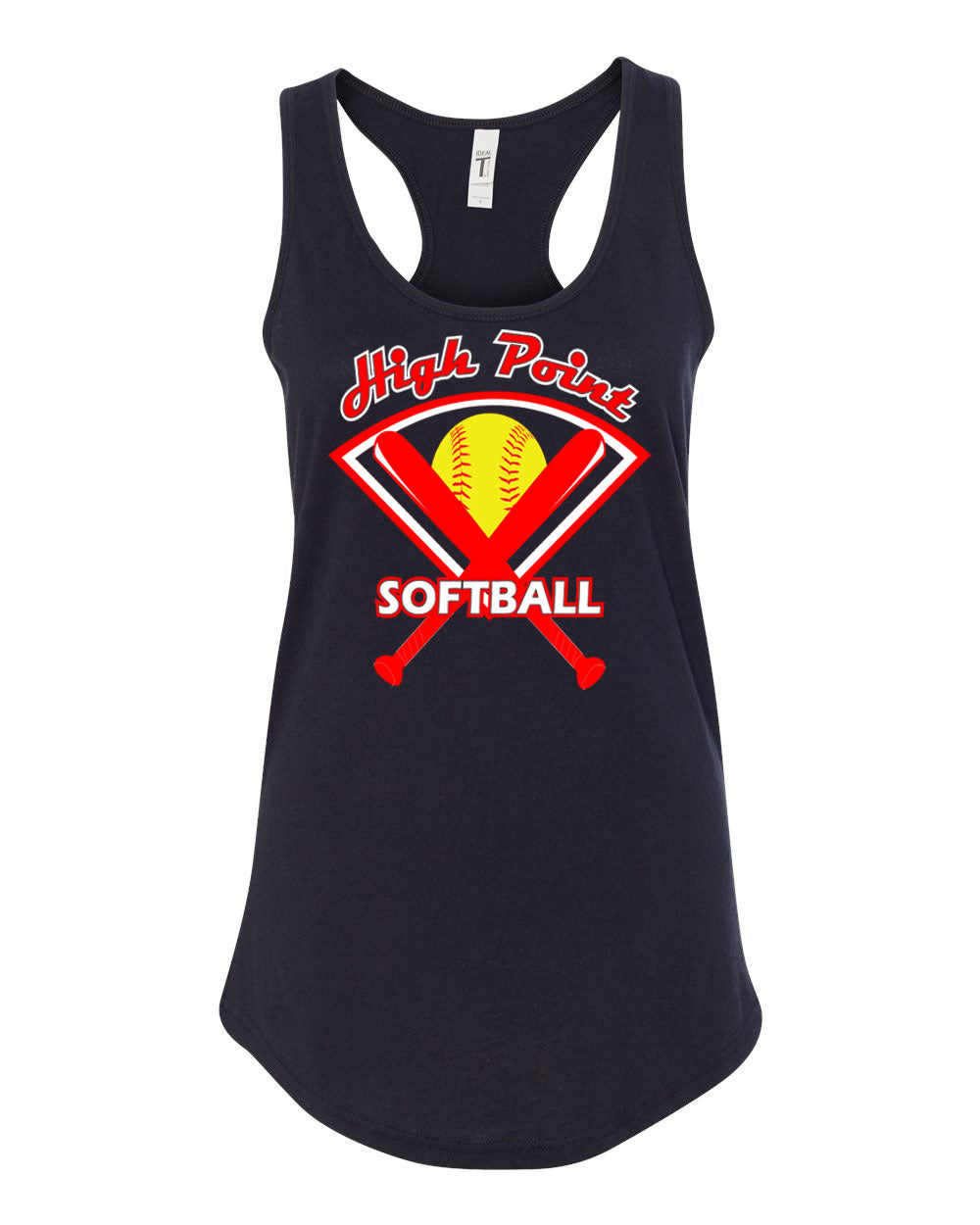 High Point Softball Design 4 Tank Top