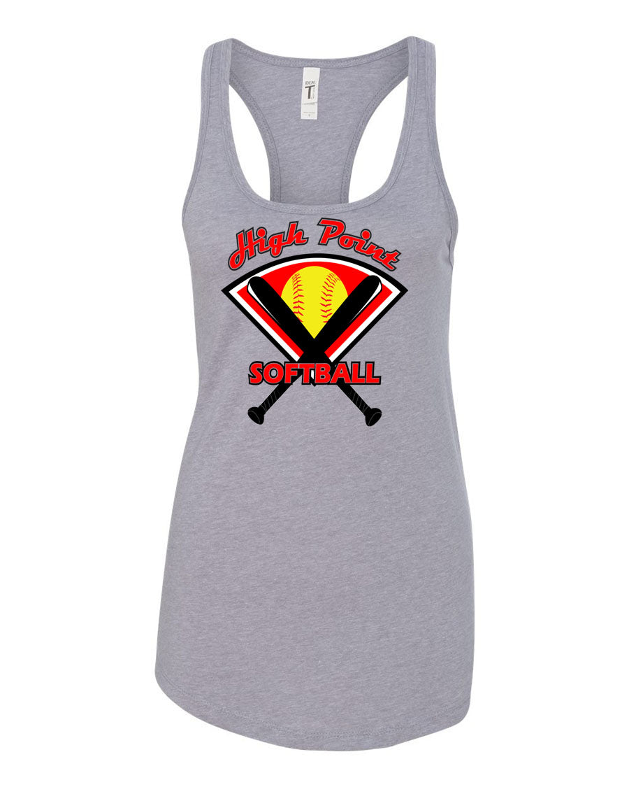 High Point Softball Design 4 Tank Top