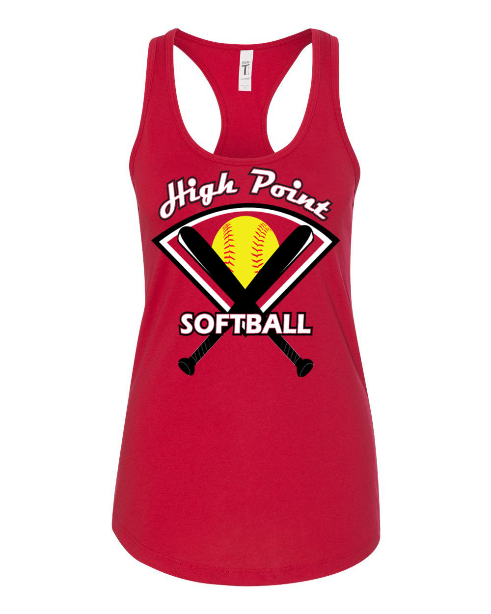 High Point Softball Design 4 Tank Top
