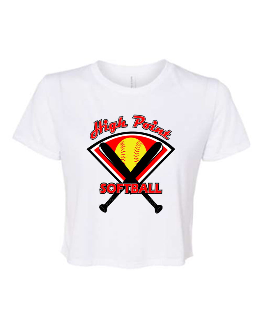 High Point Softball design 4 Crop Top