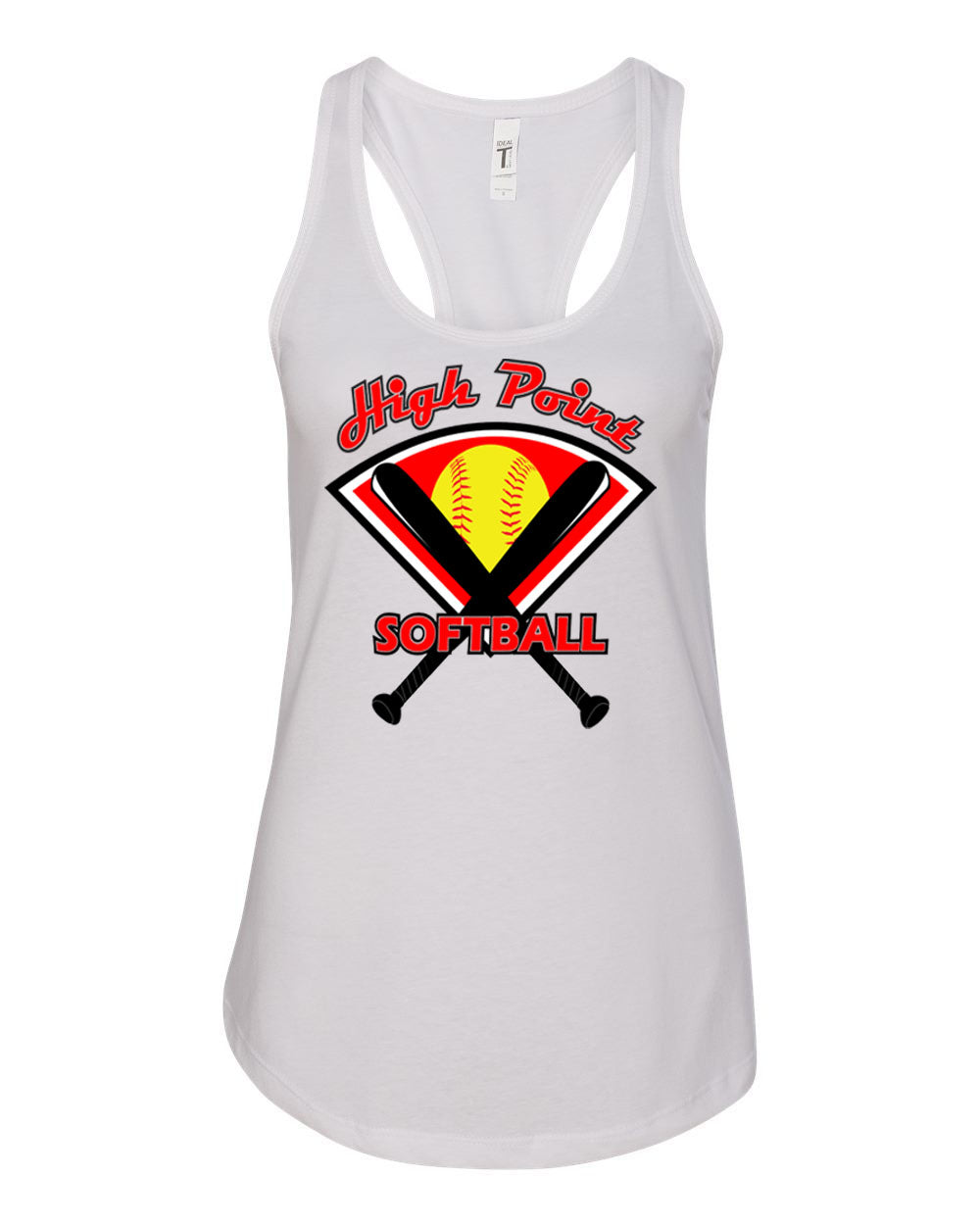 High Point Softball Design 4 Tank Top