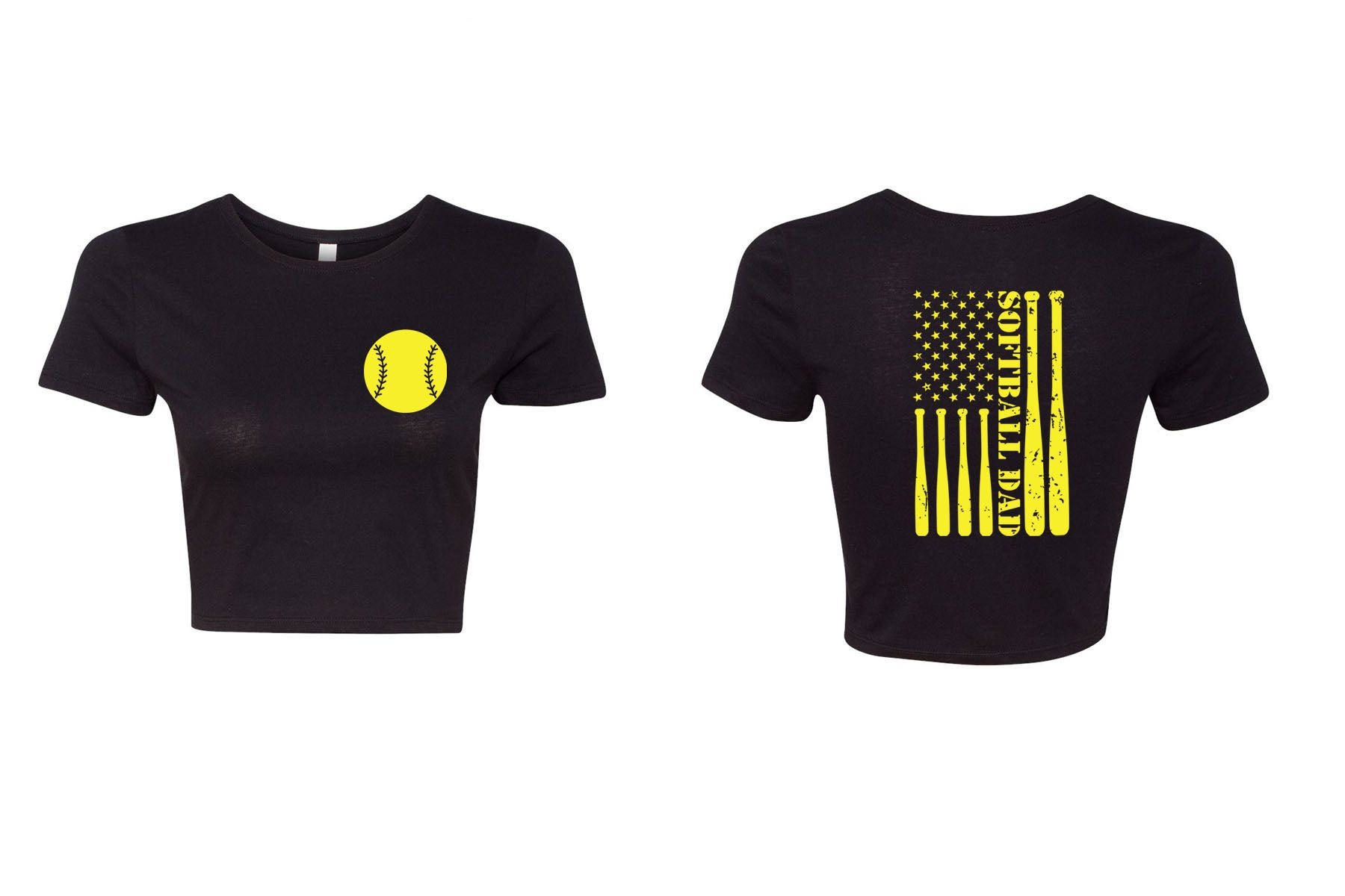 High Point Softball design 5 Crop Top