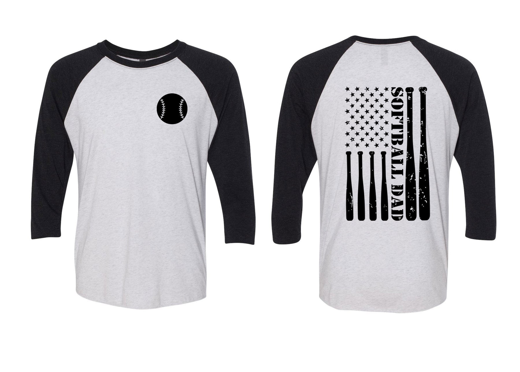 High Point Softball design 5 raglan shirt