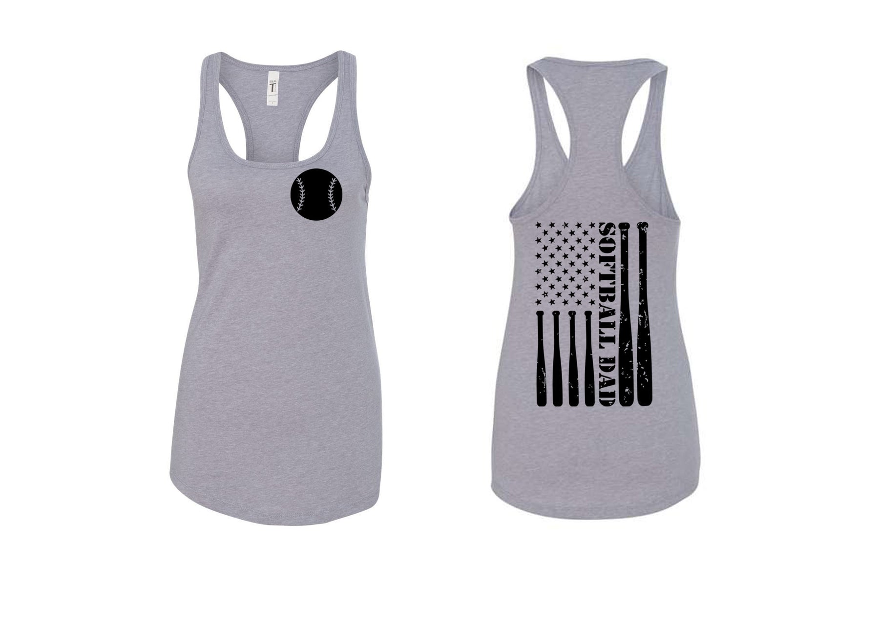 High Point Softball Design 5 Tank Top
