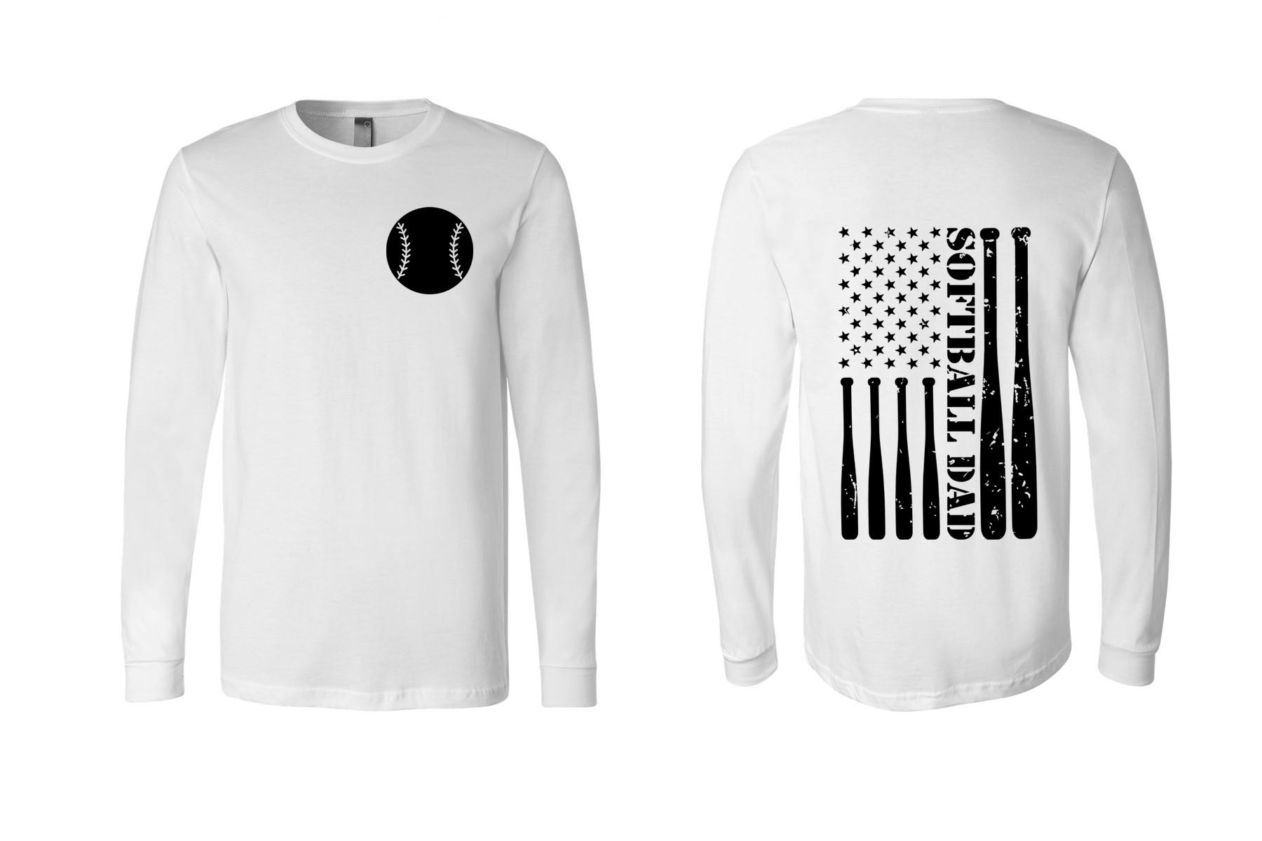 High Point Softball Design 5 Long Sleeve Shirt