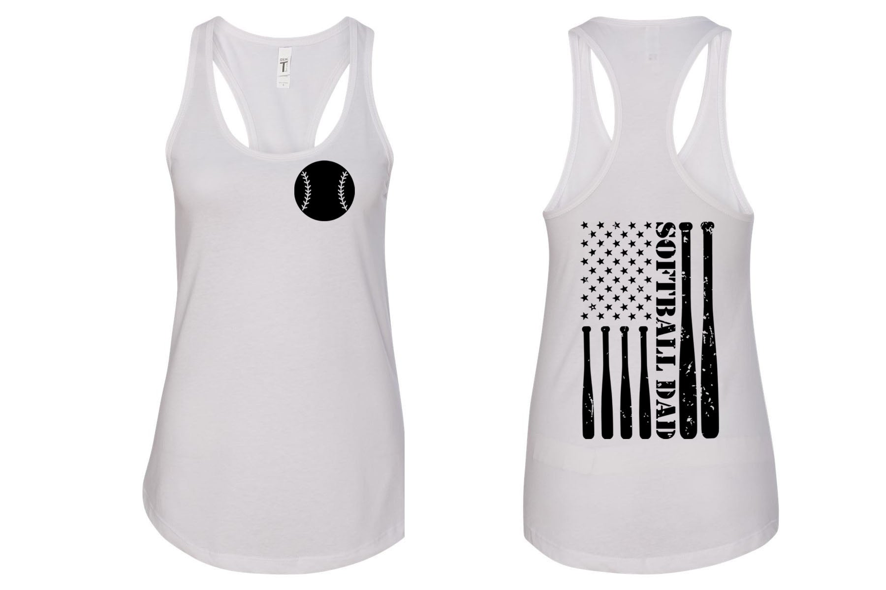 High Point Softball Design 5 Tank Top