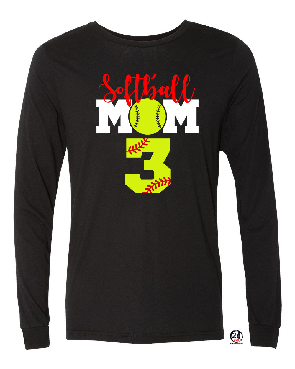 High Point Softball Design 6 Long Sleeve Shirt