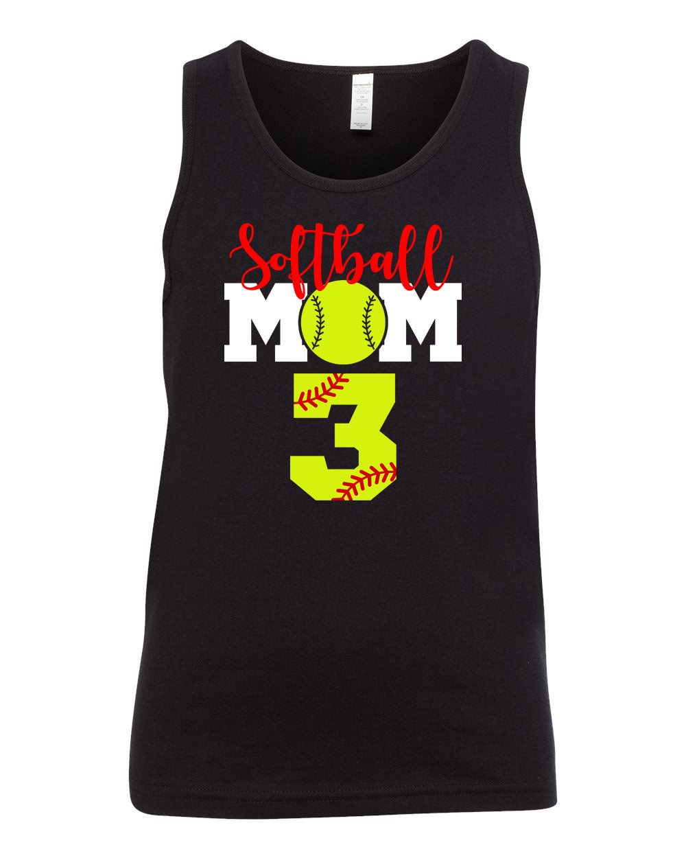 High Point Softball design 6 Ladies Muscle Tank Top