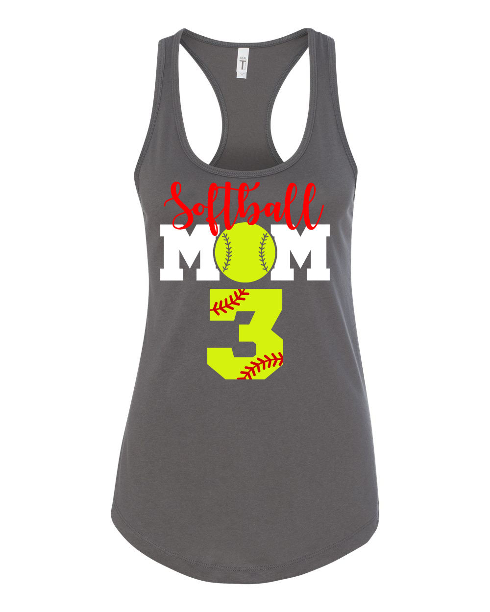 High Point Softball Design 6 Tank Top