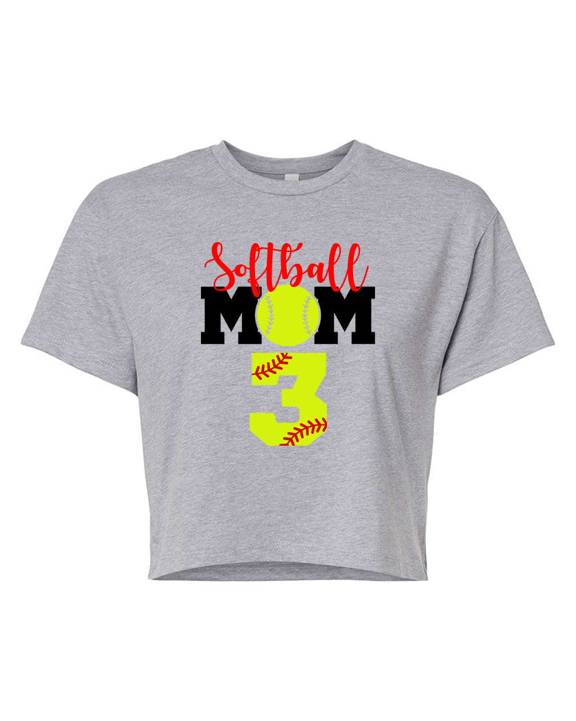 High Point Softball design 6 Crop Top