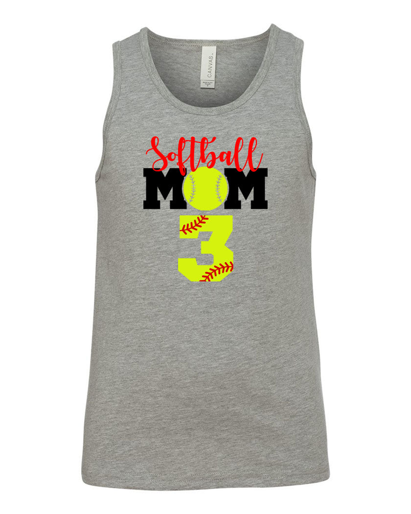 High Point Softball design 6 Ladies Muscle Tank Top