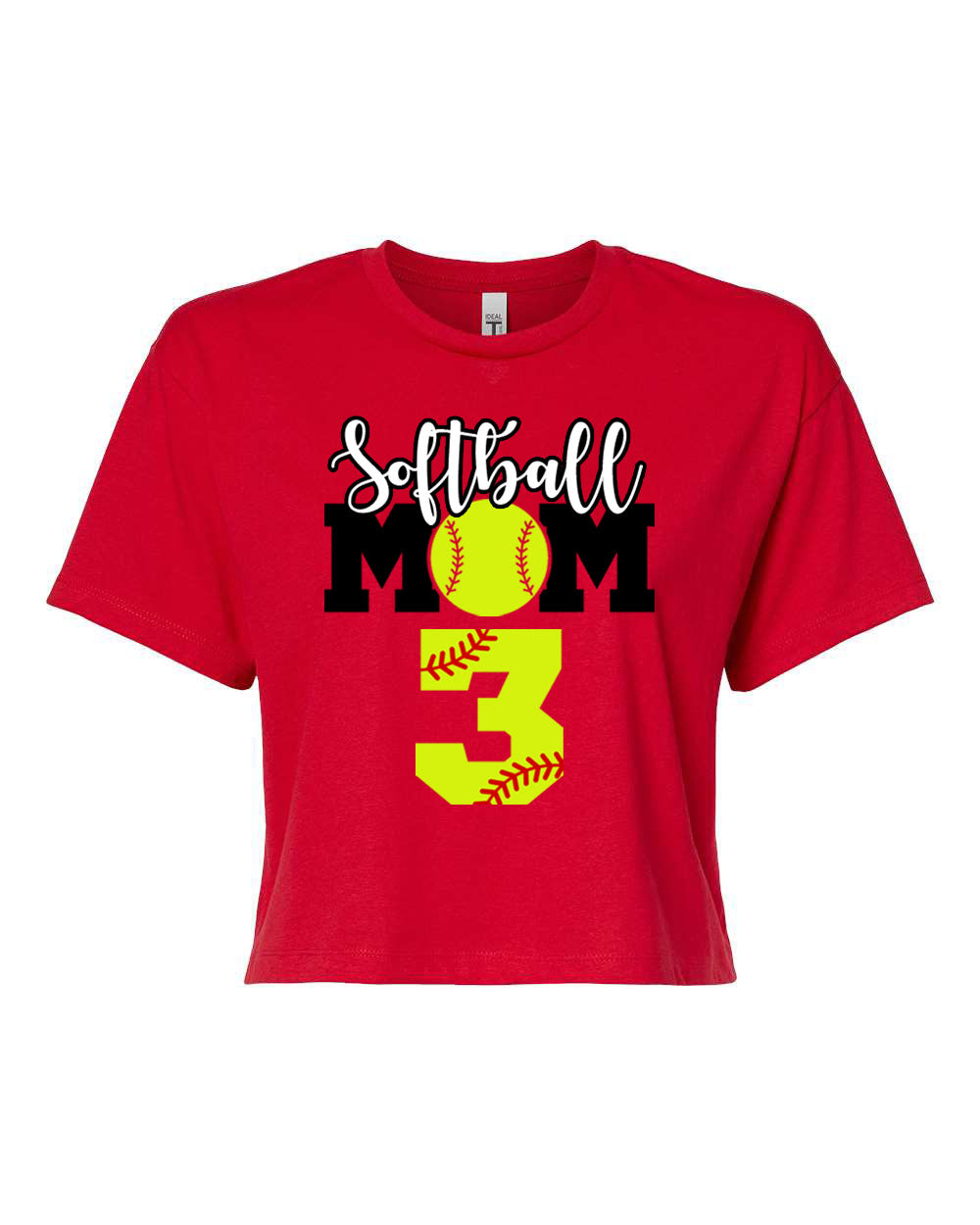 High Point Softball design 6 Crop Top