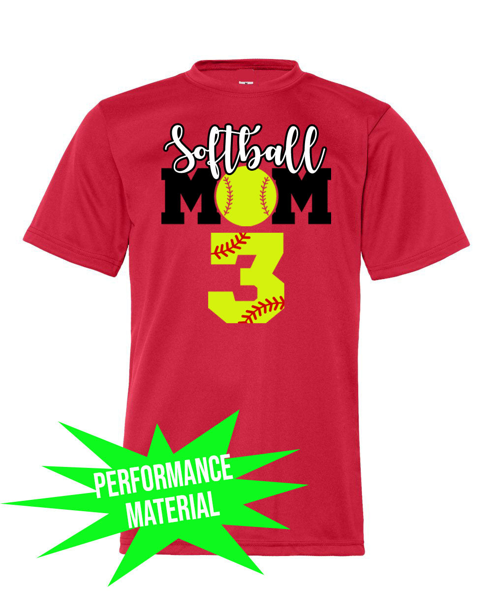 High Point Softball Performance Material design 6 T-Shirt