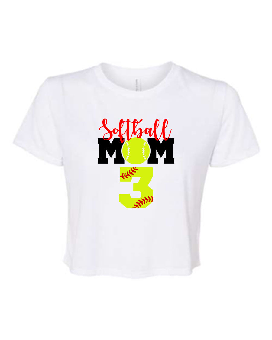 High Point Softball design 6 Crop Top