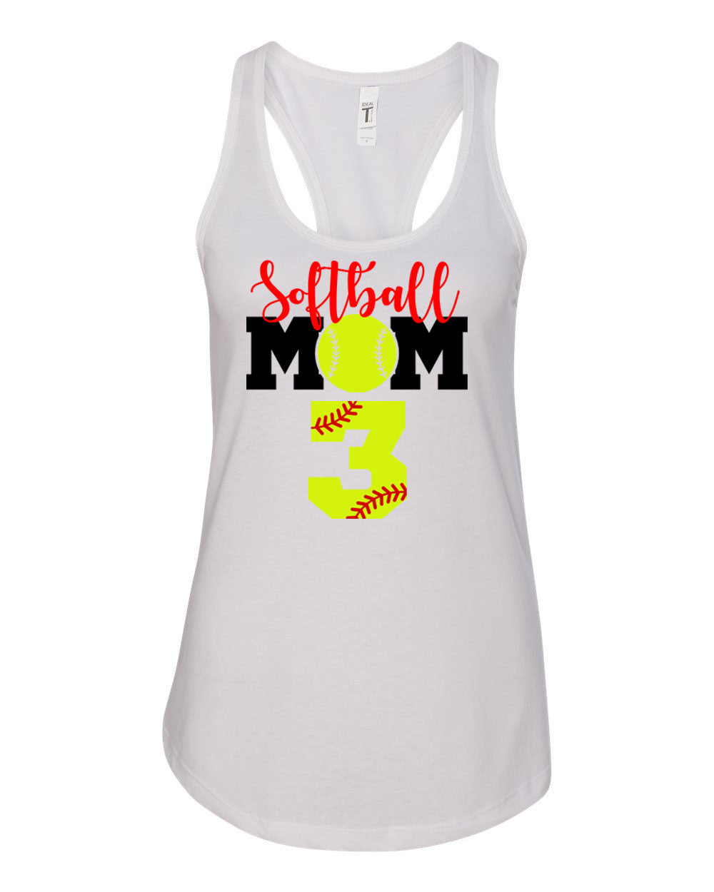 High Point Softball Design 6 Tank Top