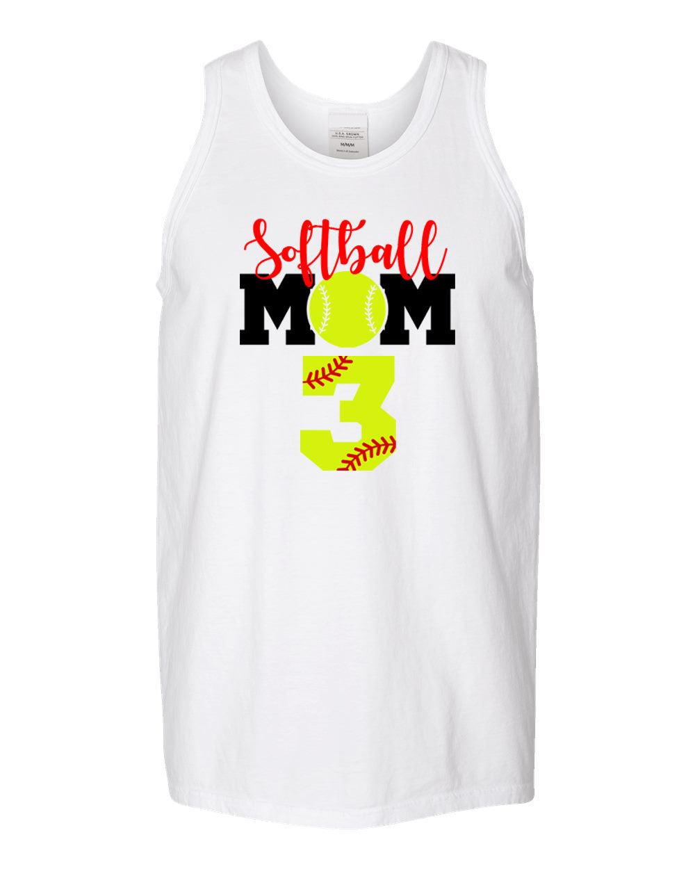 High Point Softball design 6 Ladies Muscle Tank Top