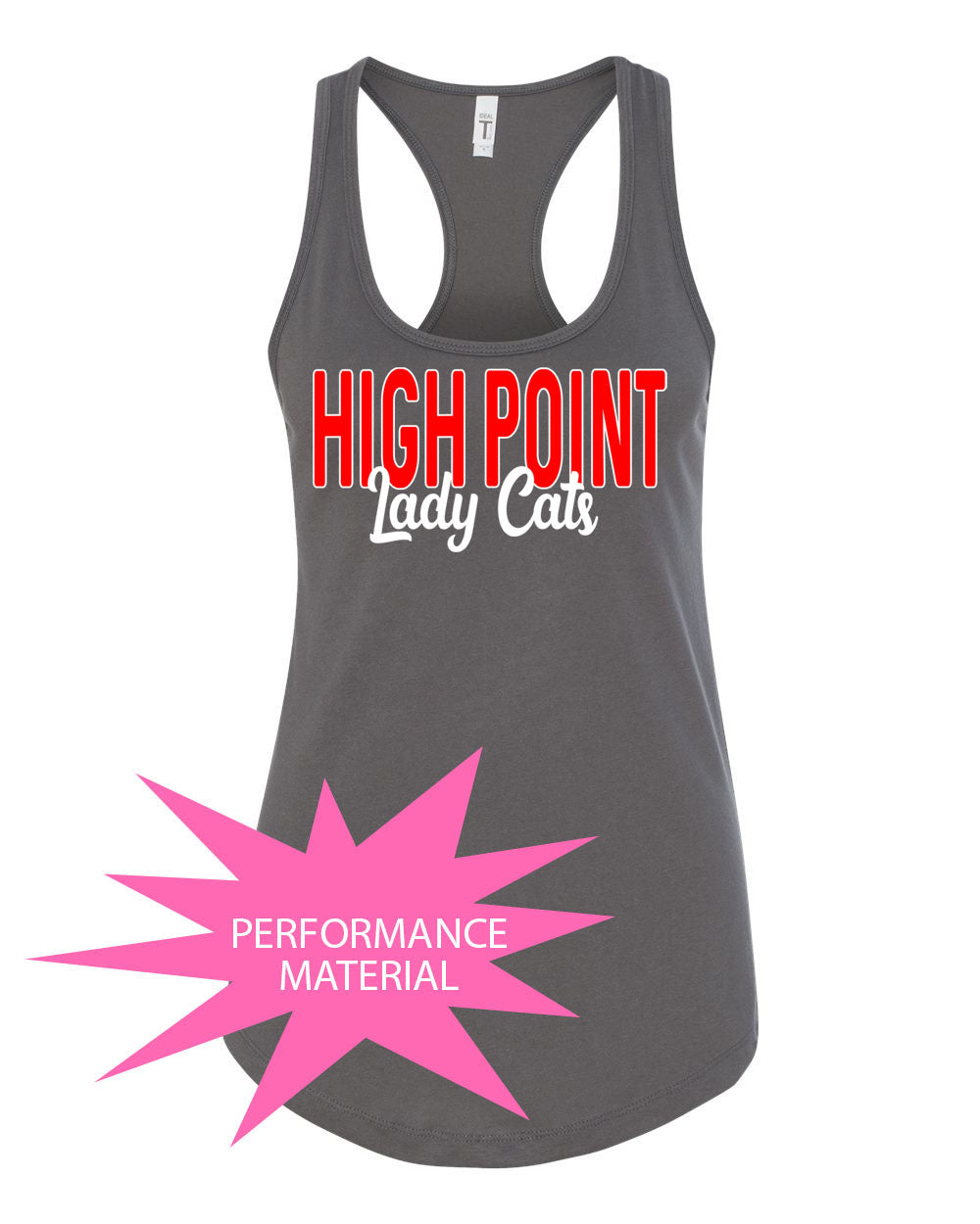 High Point Softball  Design 7 Performance Racerback Tank Top