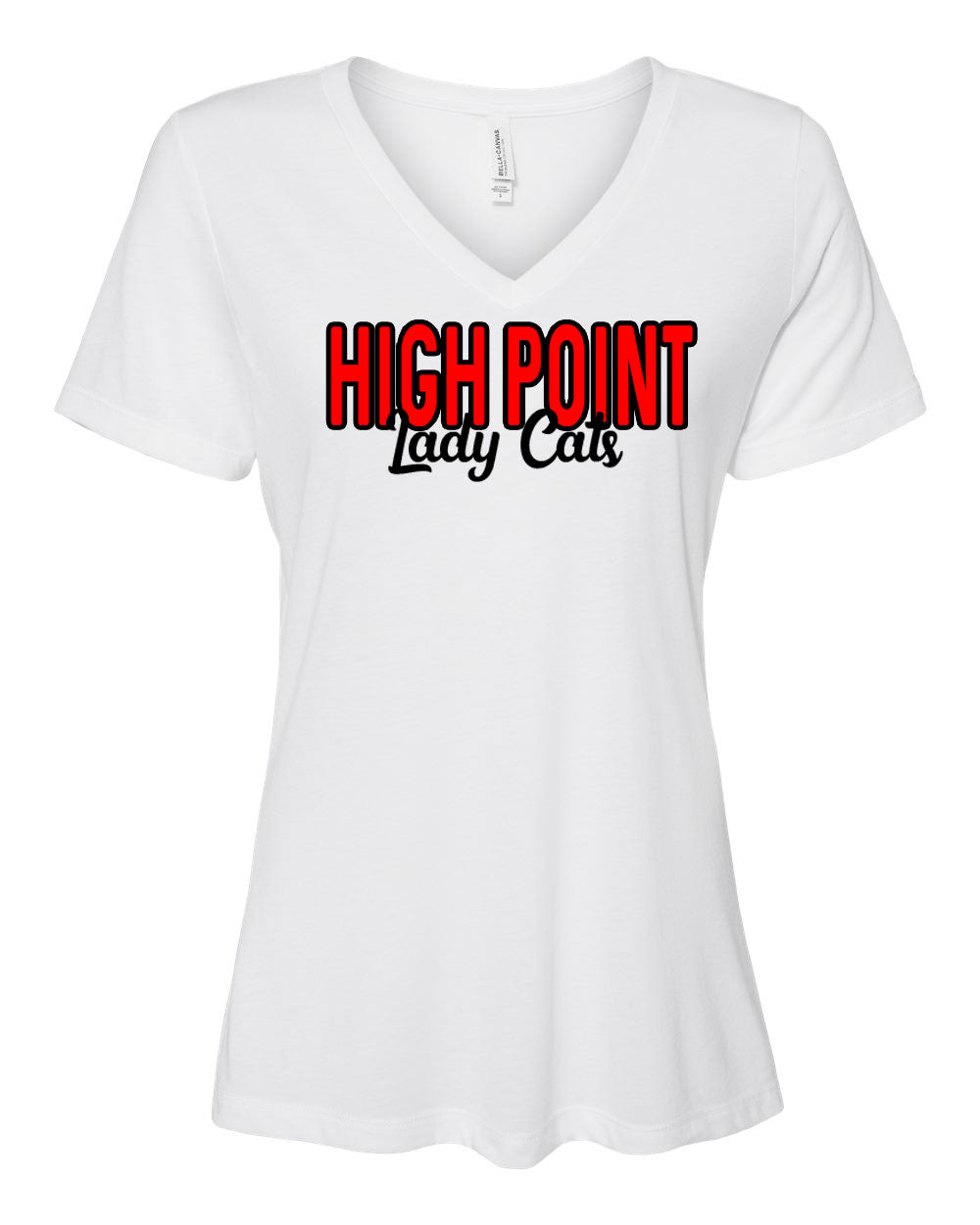 High Point Softball Design 7 V-neck T-Shirt