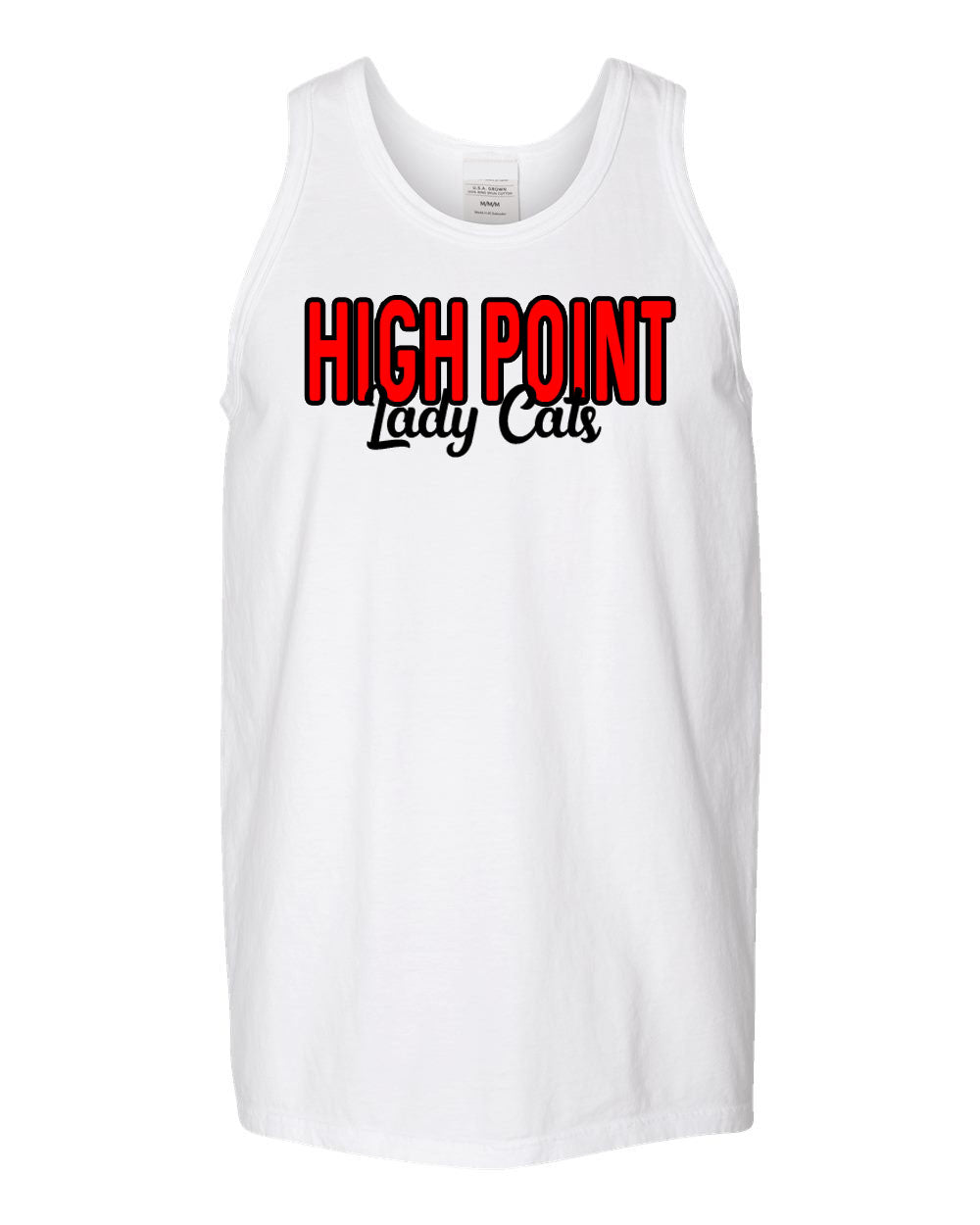 High Point Softball design 7 Ladies Muscle Tank Top