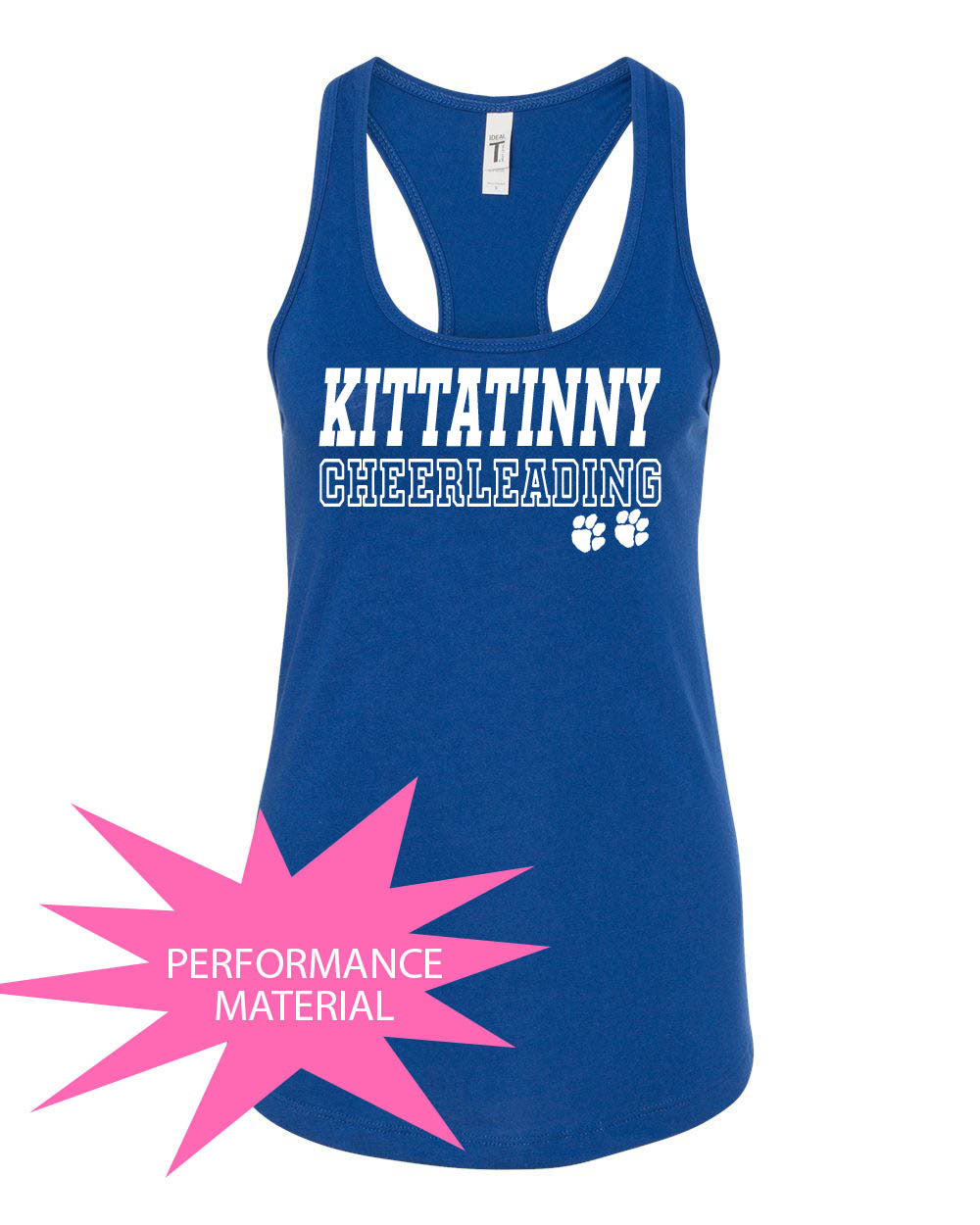 KHS Cheer Performance Racerback Tank Top Design 1