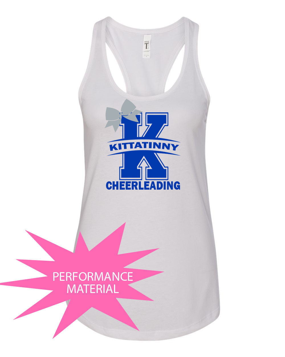 KHS Cheer Performance Racerback Tank Top Design 3