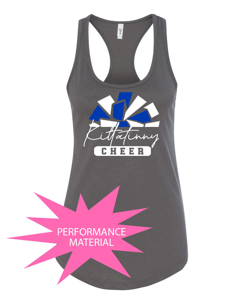 KHS Cheer Performance Racerback Tank Top Design 2