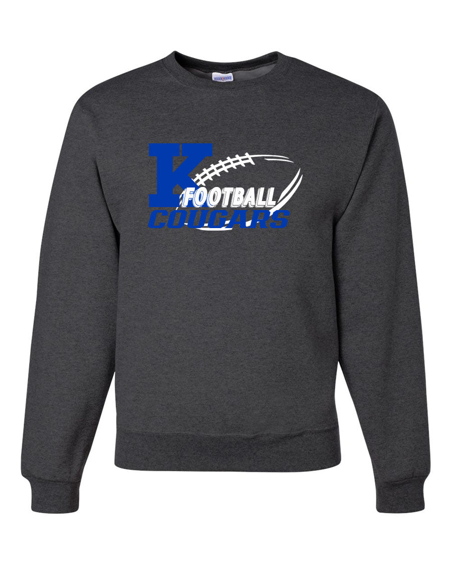 KHS Football Design 3 Non Hooded Sweatshirt
