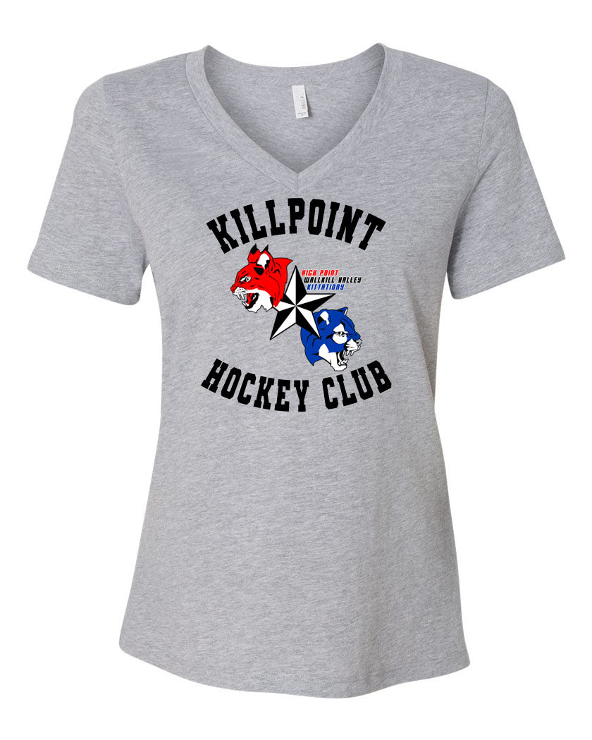 Killpoint Hockey V-neck T-Shirt Design 1