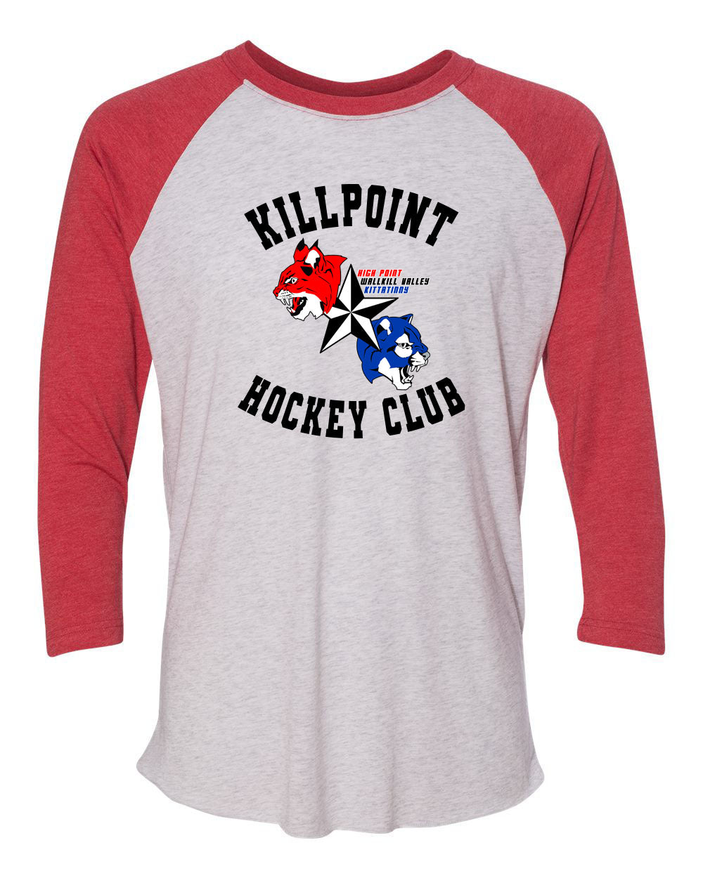 Killpoint Hockey raglan shirt Design 1
