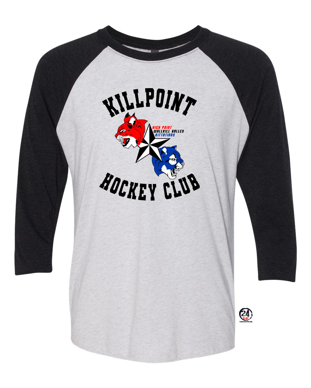 Killpoint Hockey raglan shirt Design 1