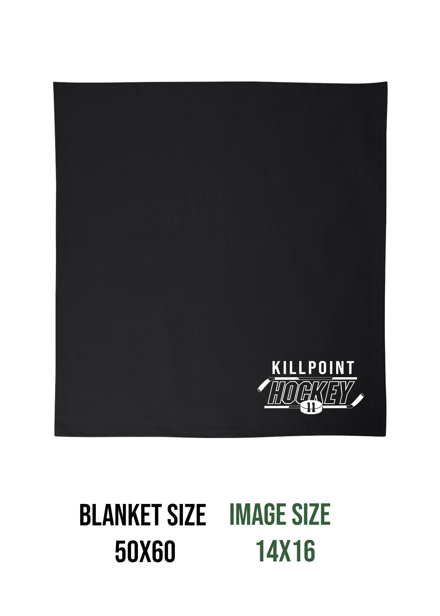 Killpoint Hockey Blanket Design 2