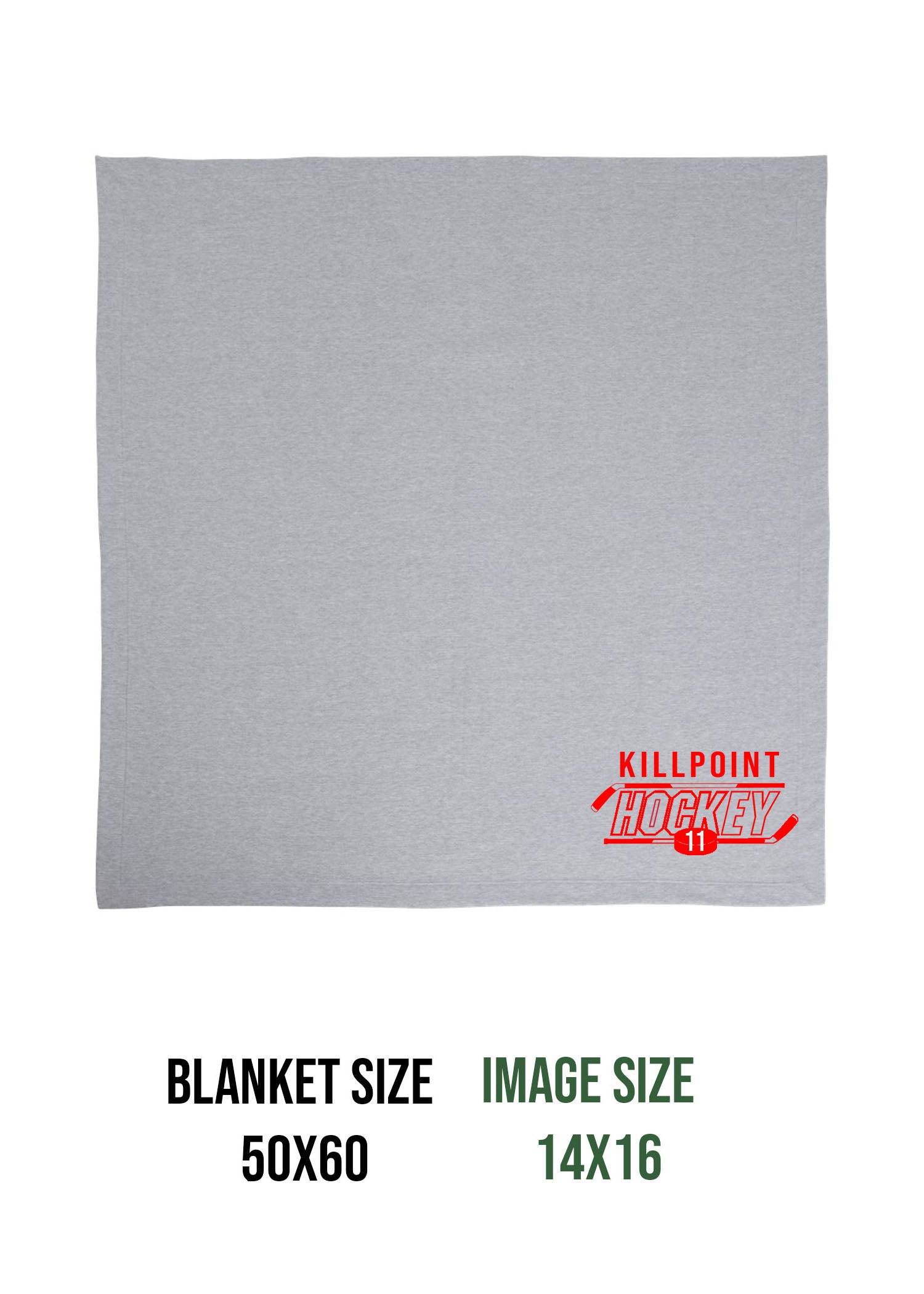 Killpoint Hockey Blanket Design 2