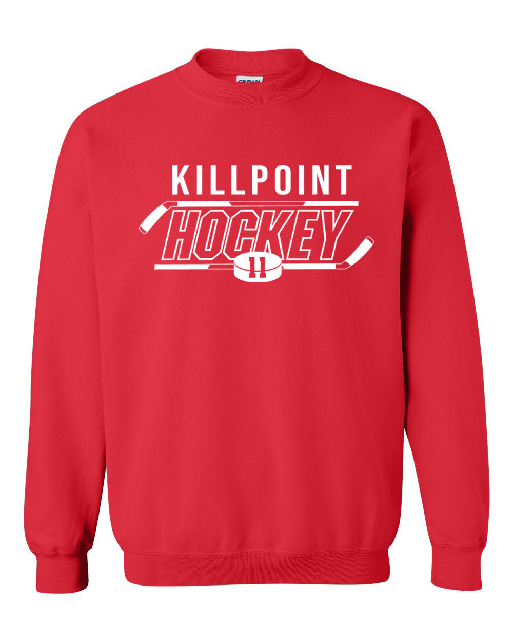 Killpoint Hockey non hooded sweatshirt design 2