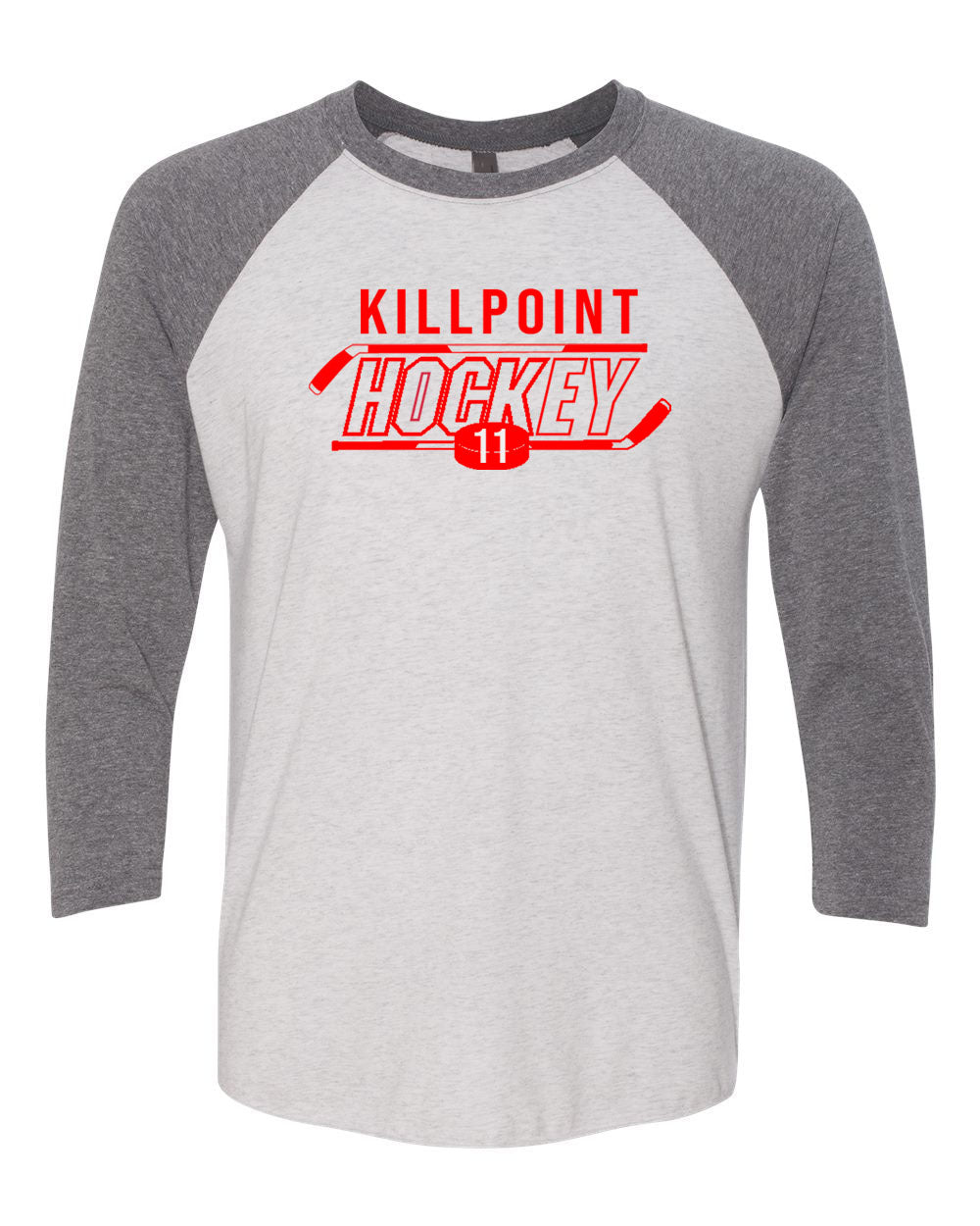 Killpoint Hockey raglan shirt Design 2