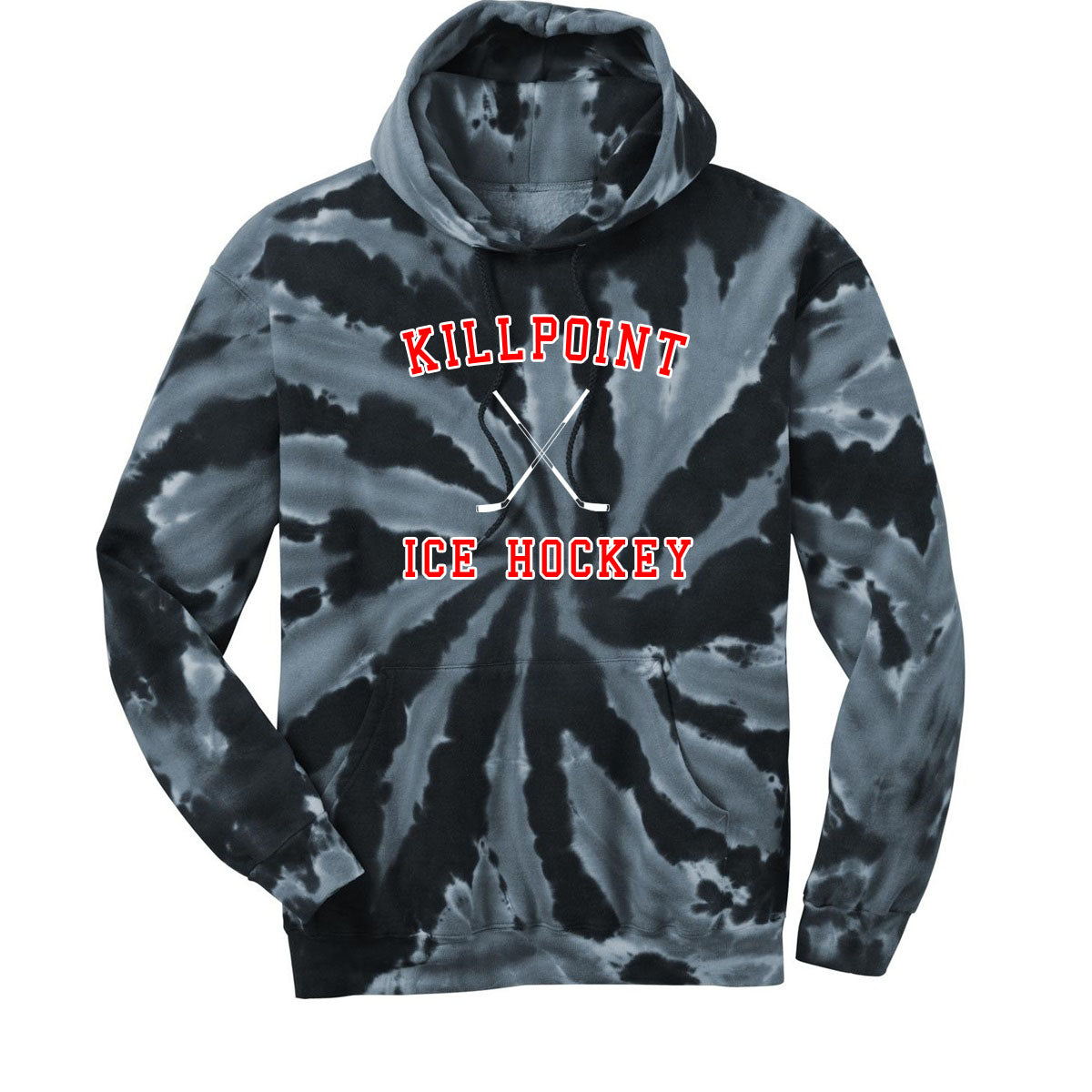 Killpoint Hockey Tie-Dye Hooded Sweatshirt Design 3