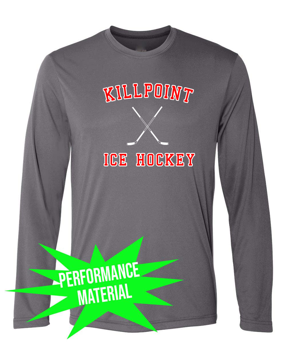 Killpoint Hockey Performance Material Long Sleeve Shirt Design 3