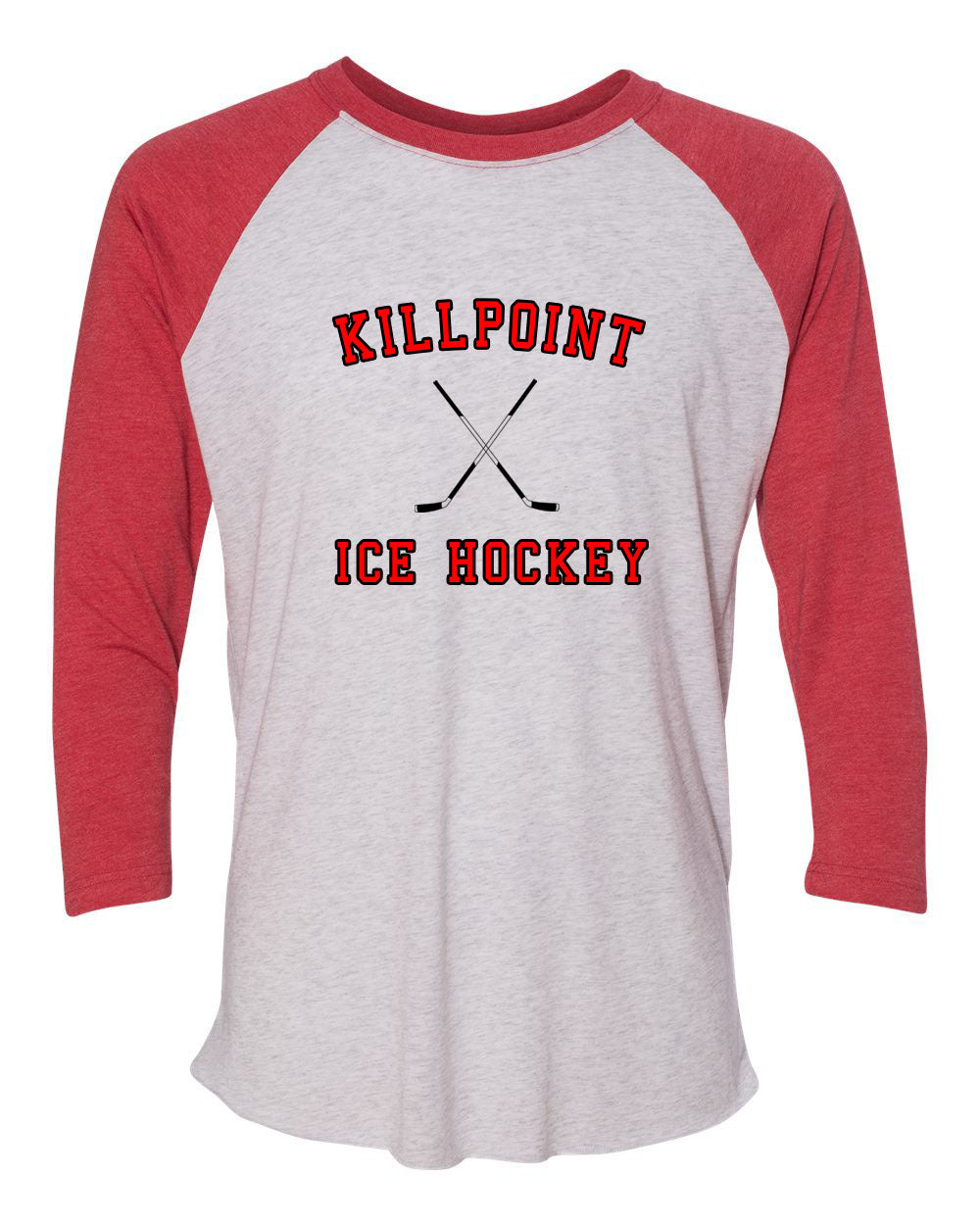 Killpoint Hockey raglan shirt Design 3