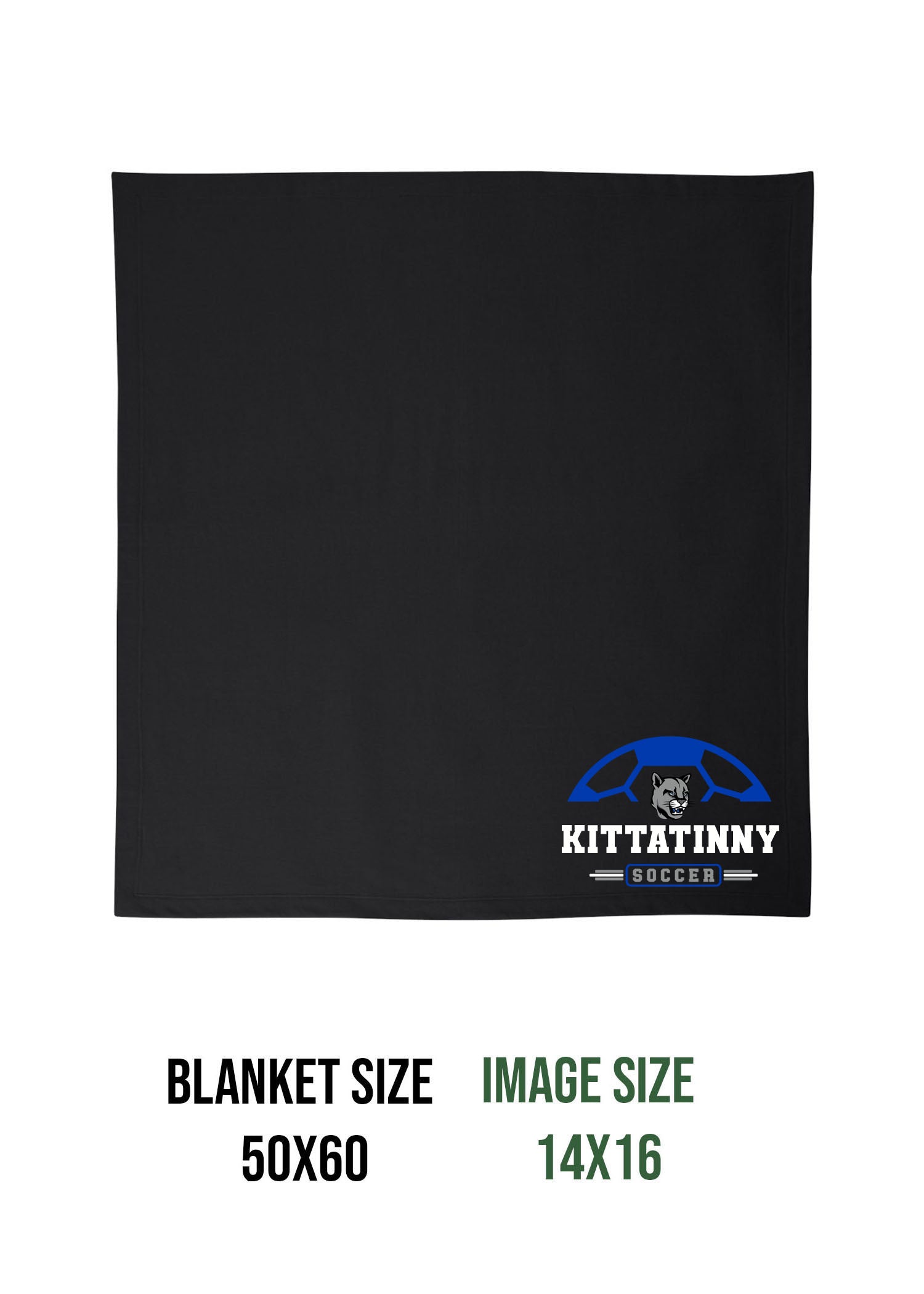 Kittatinny Soccer Design 2 Blanket