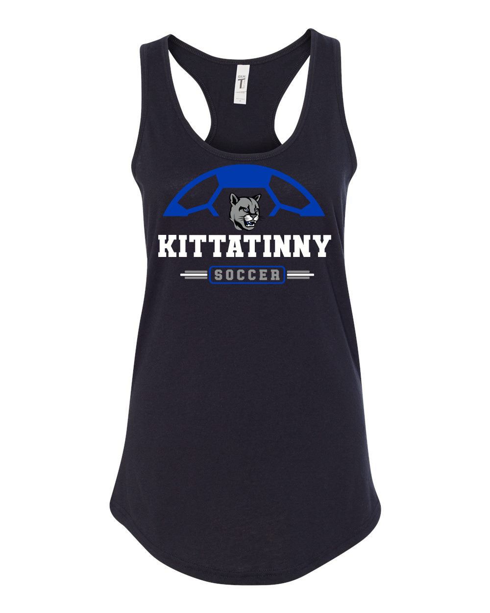 Kittatinny Soccer Design 2 Racerback Tank Top