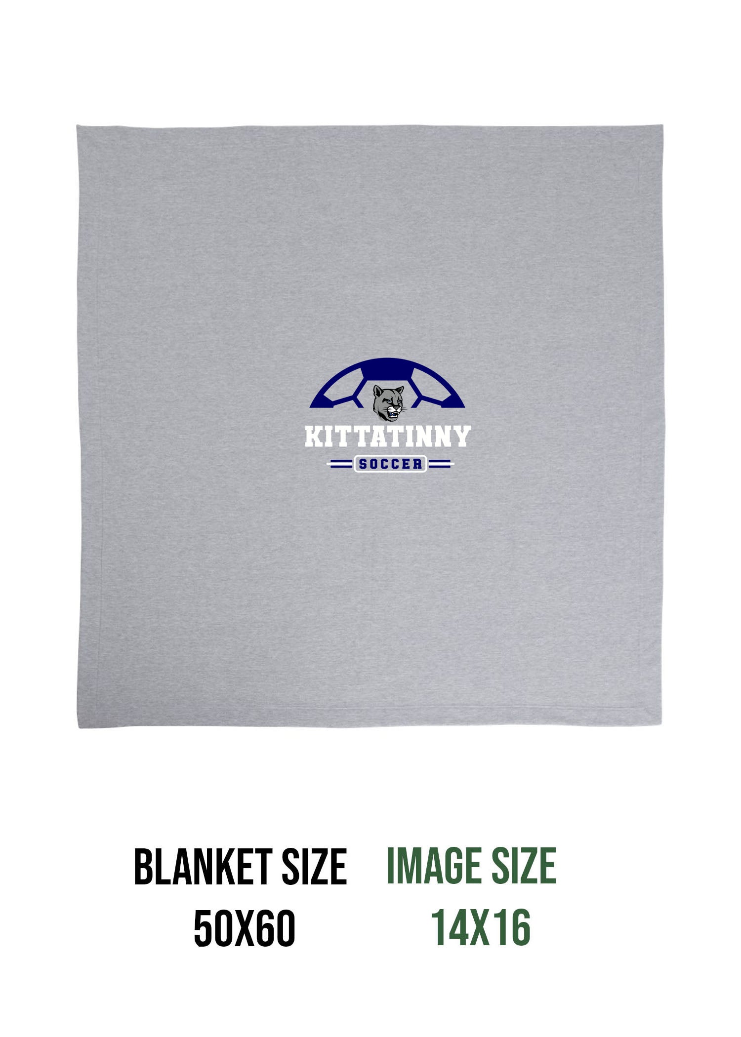 Kittatinny Soccer Design 2 Blanket