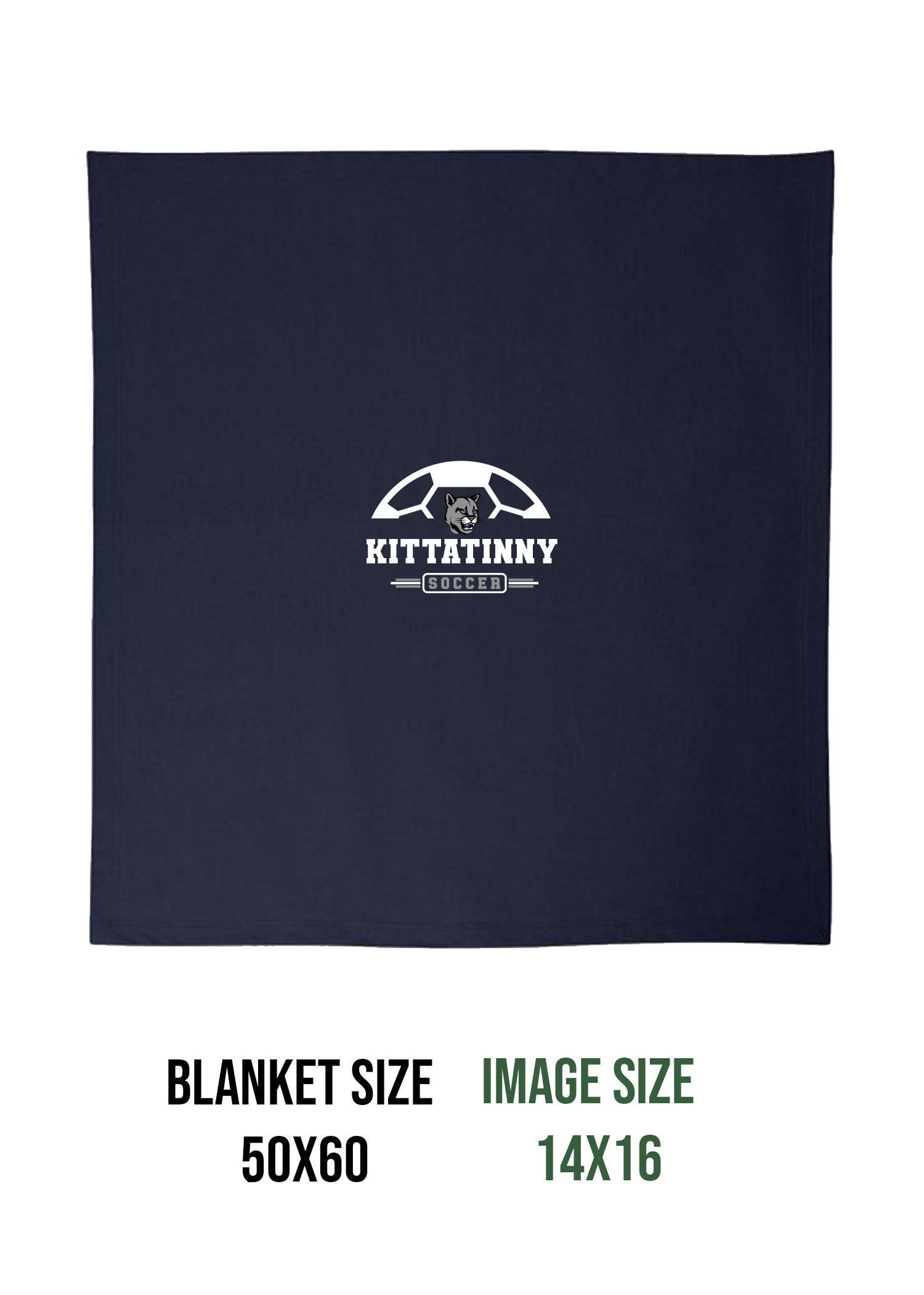 Kittatinny Soccer Design 2 Blanket