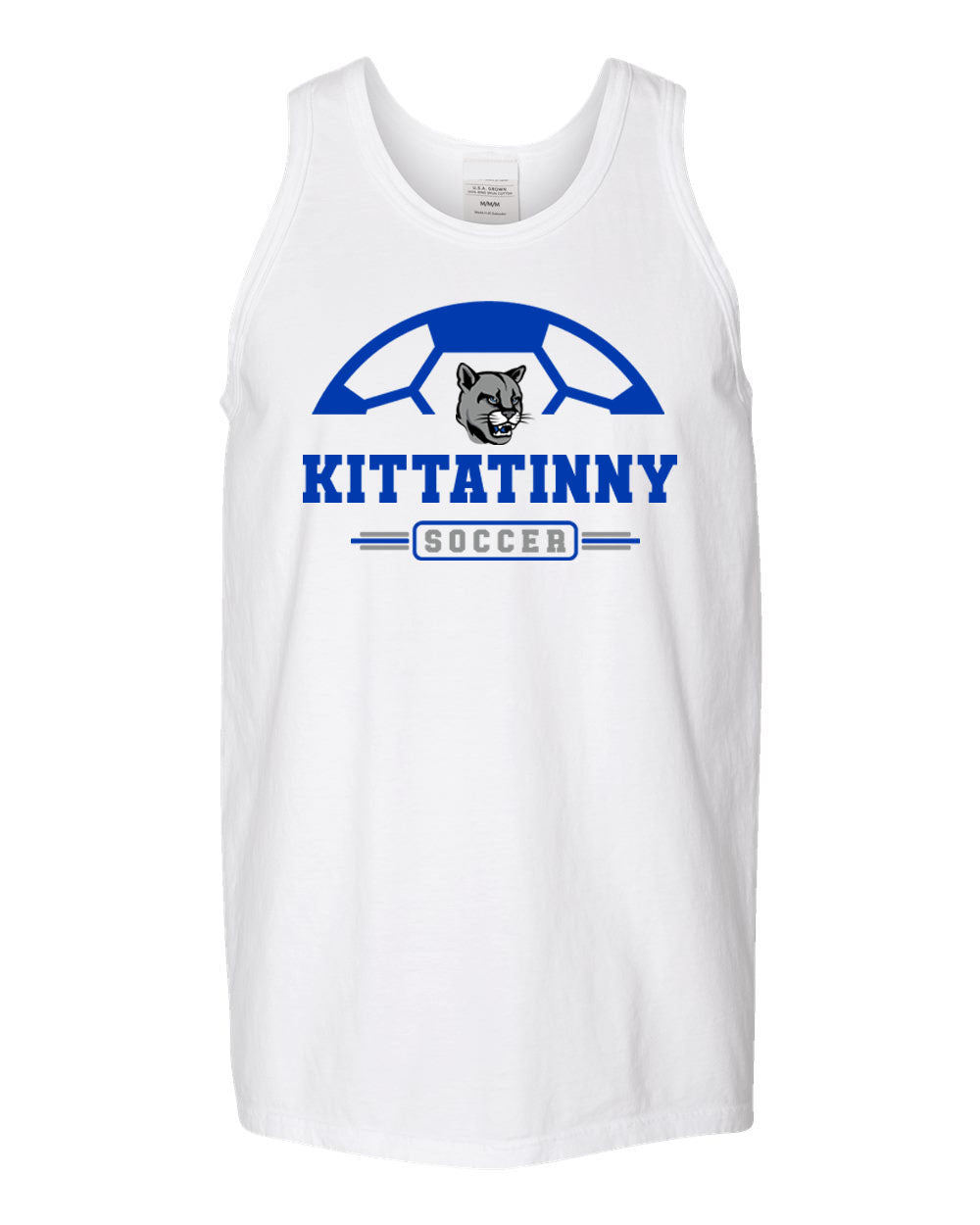 Kittatinny Soccer Design 2 Muscle Tank Top