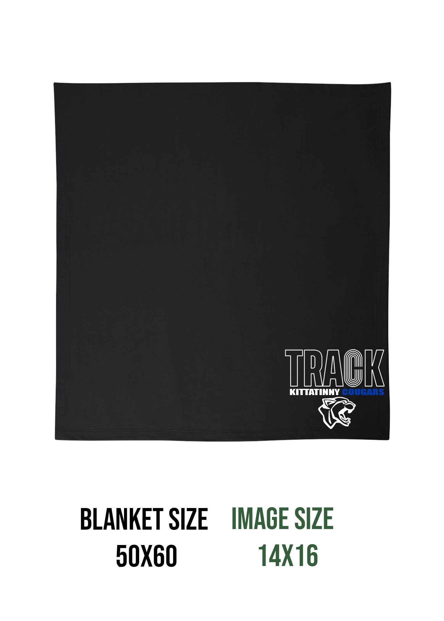 Kittatinny Track Design 1 Blanket