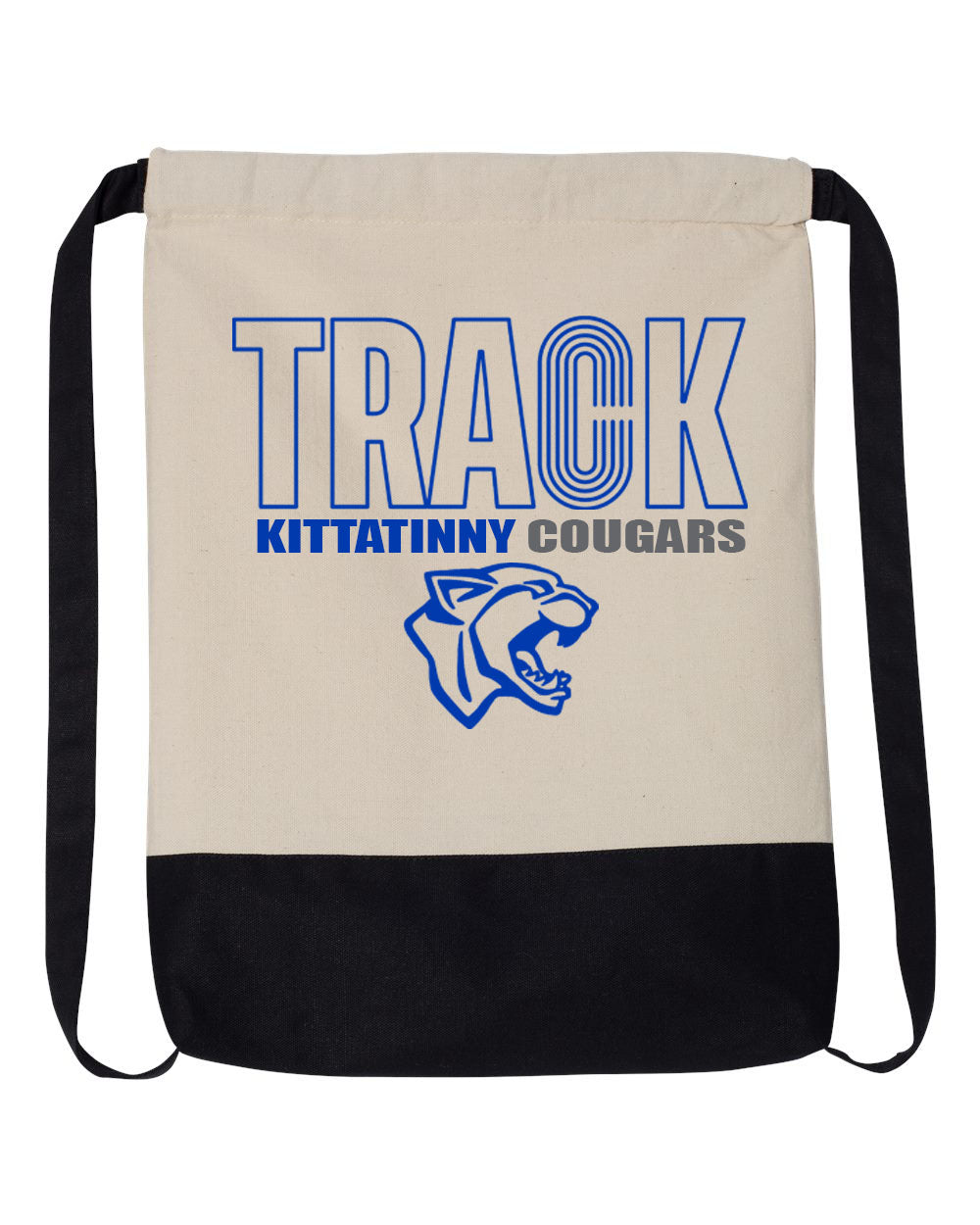 Kittatinny Track design 1 Drawstring Bag