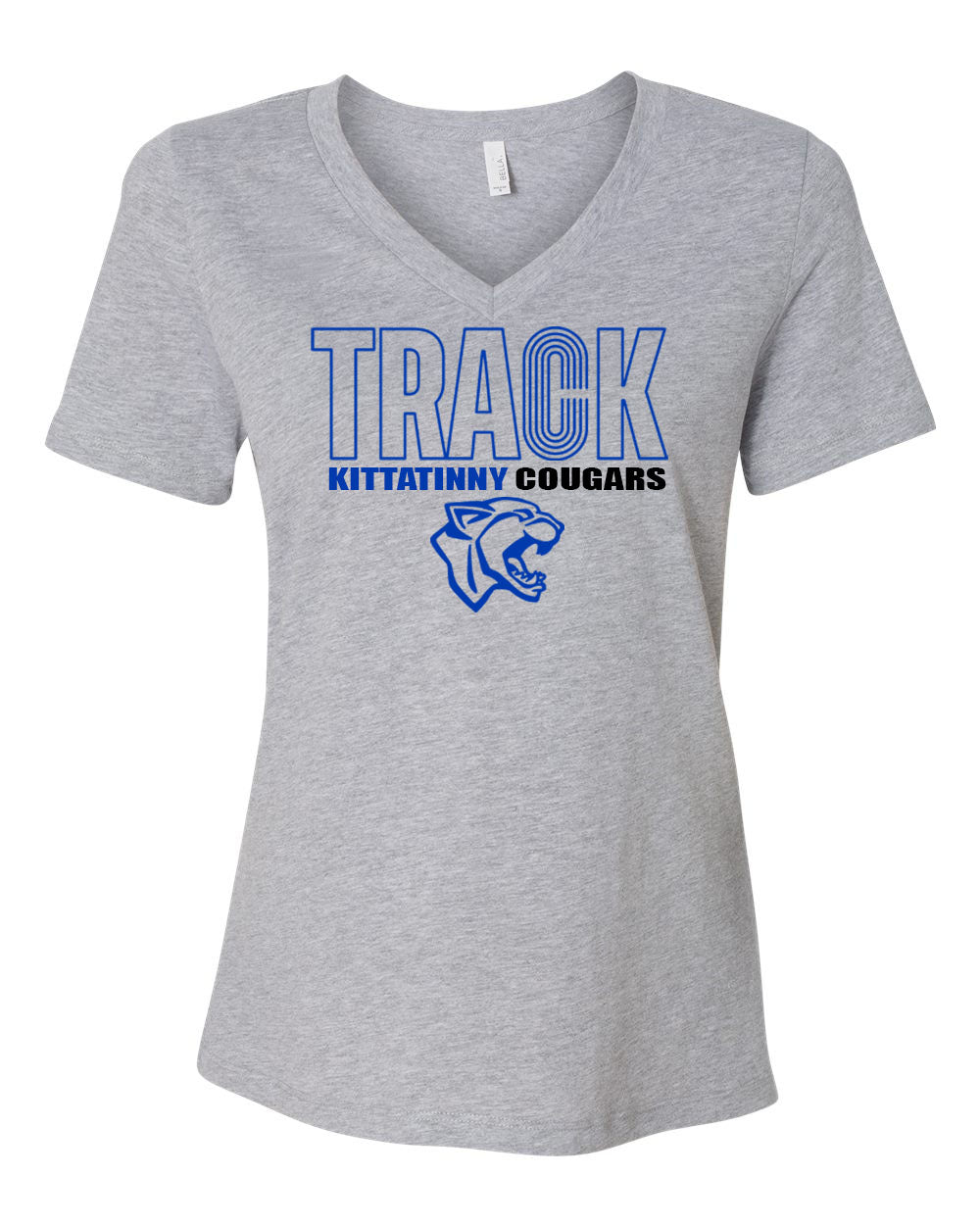 Kittatinny Track Design 1 V-neck T-Shirt
