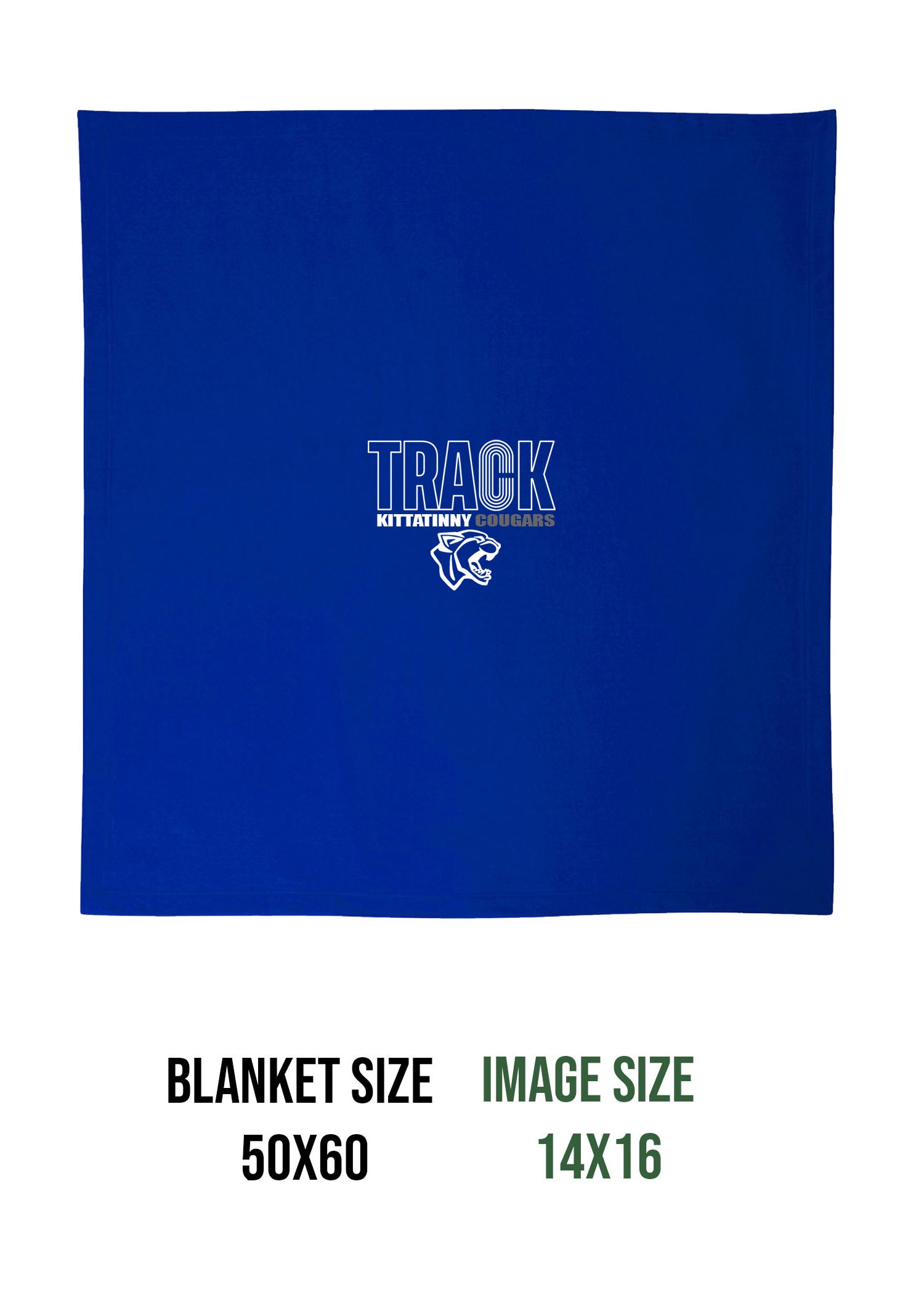 Kittatinny Track Design 1 Blanket
