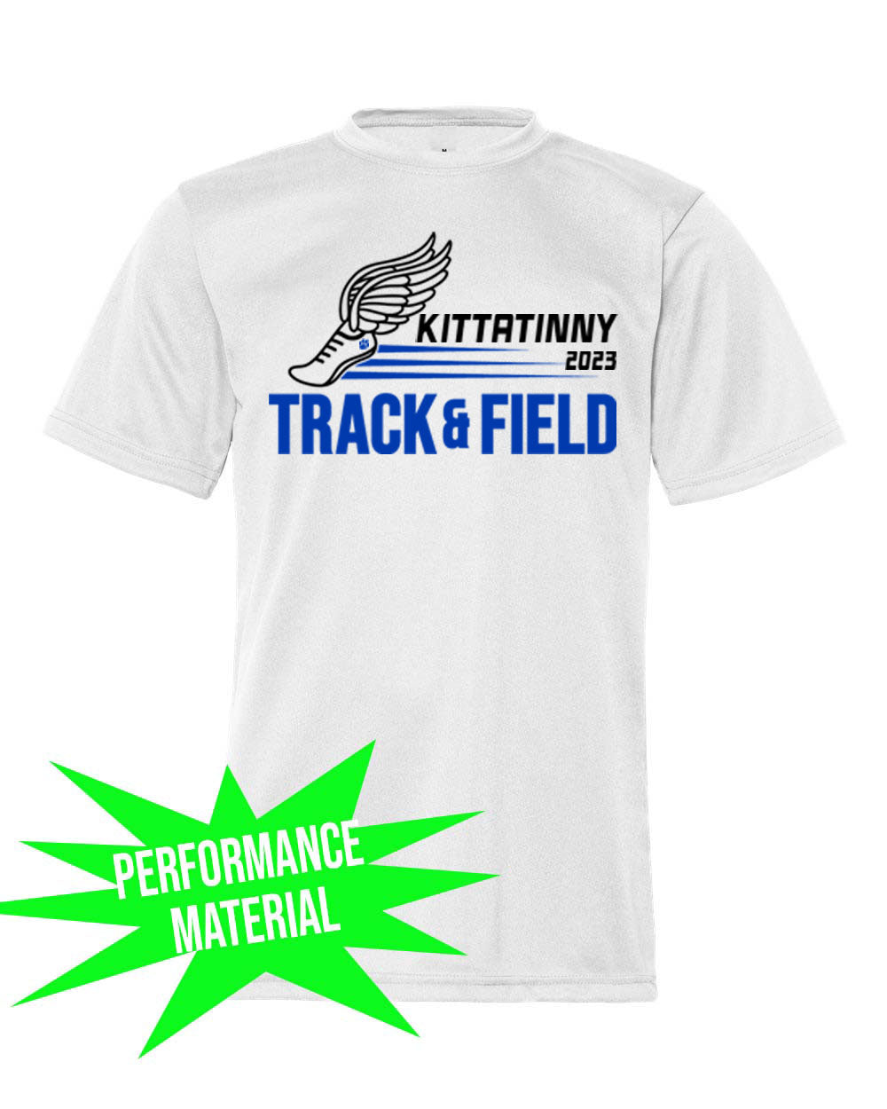 Kittatinny Track Performance Material design 2 T-Shirt