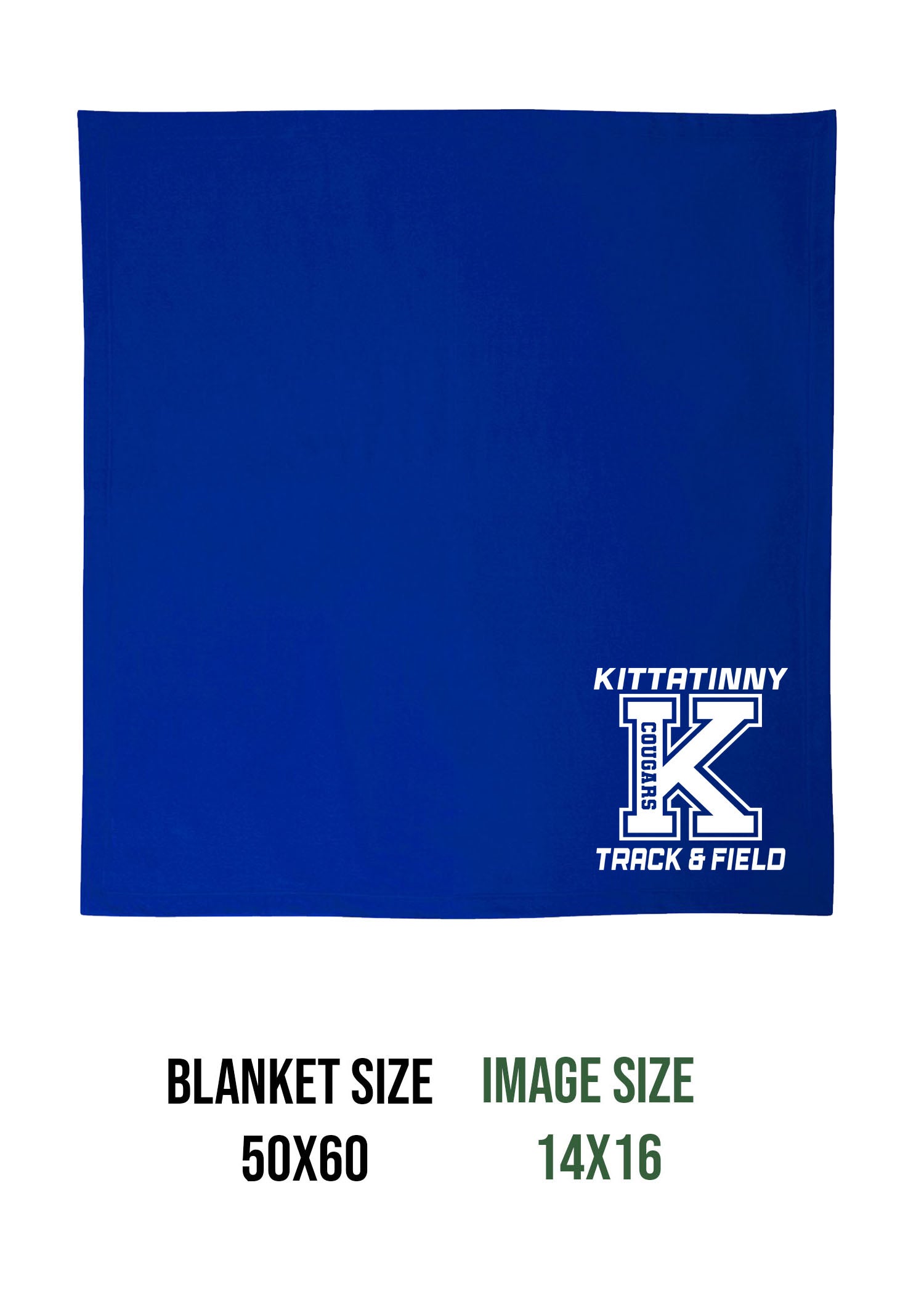 Kittatinny Track Design 3 Blanket