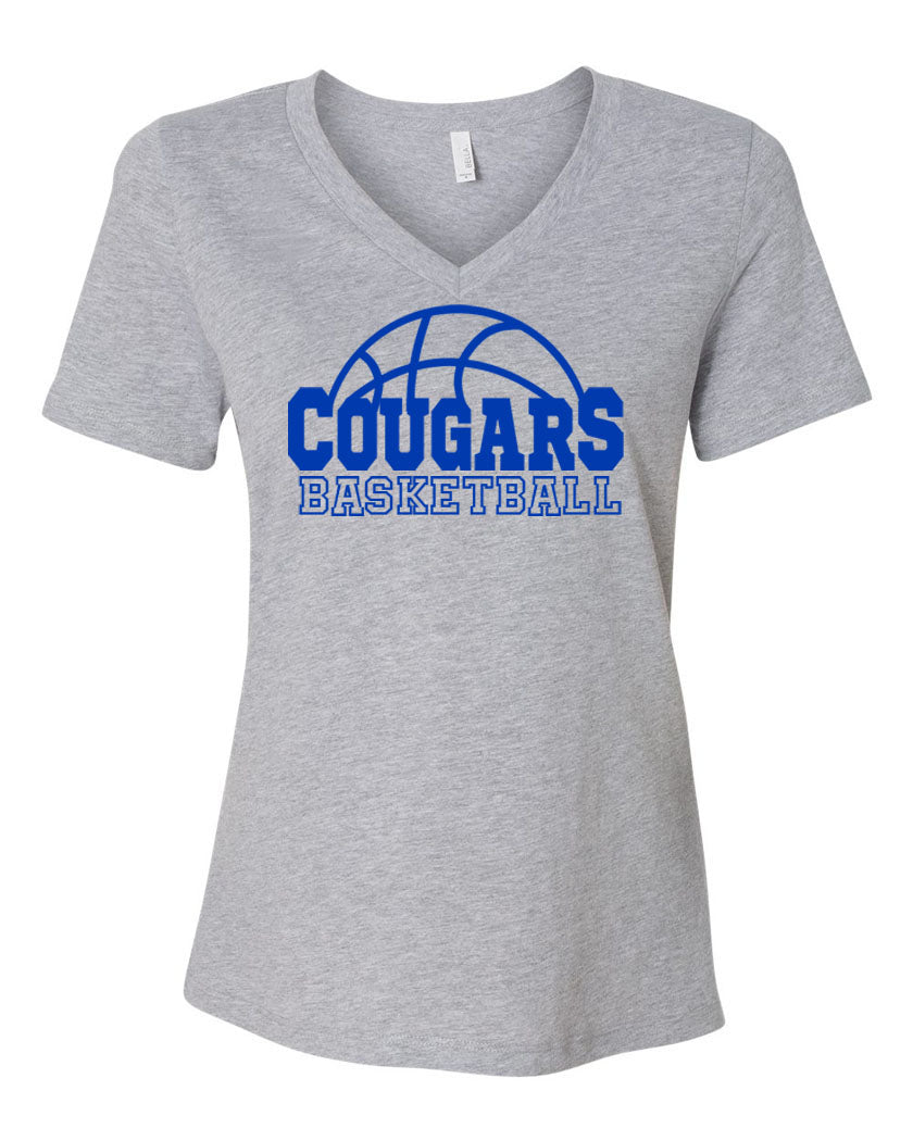 Kittatinny Basketball Design 2 V-neck T-Shirt